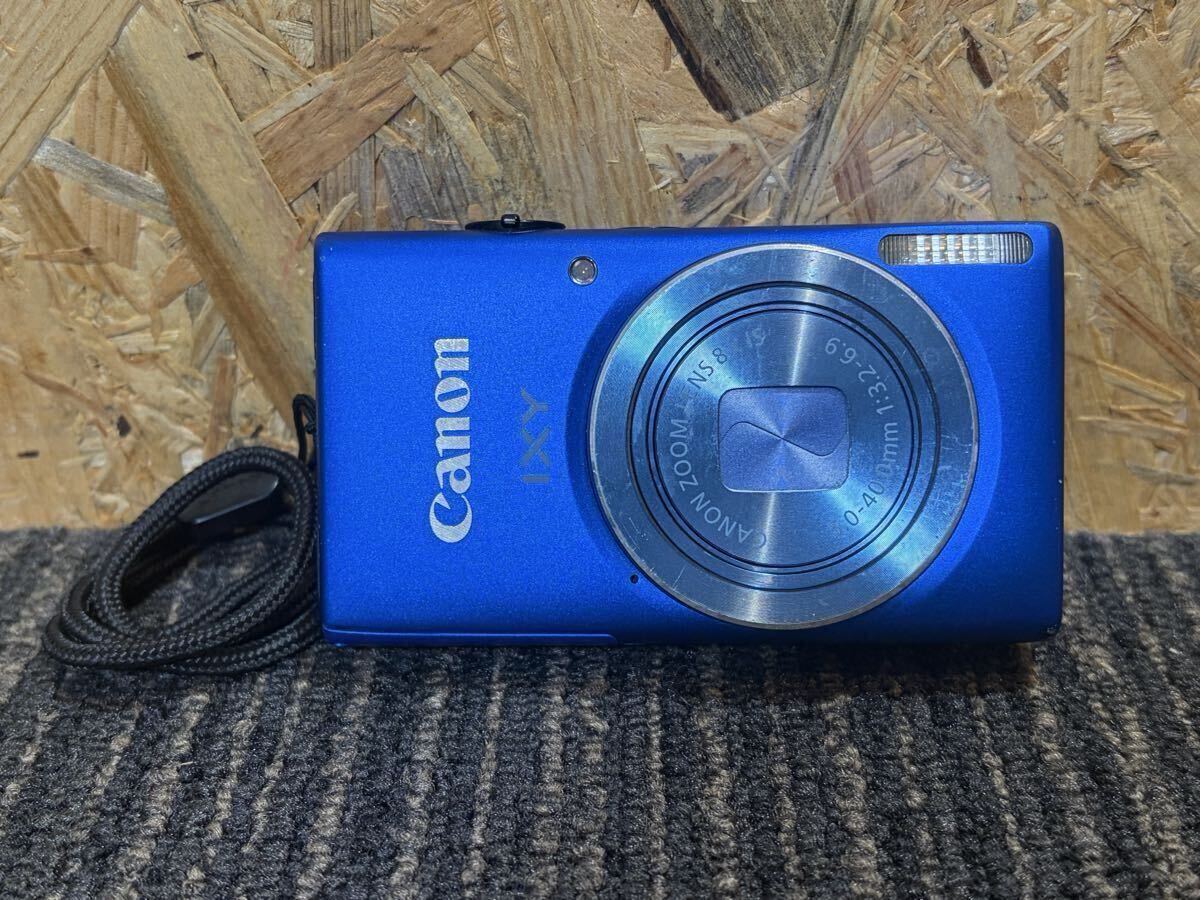 【動作品】Canon IXY 100F ブルー Wi-Fi搭載 光学8倍ズーム キャノン イクシ コンパクトデジタルカメラ コンデジ 本体のみ