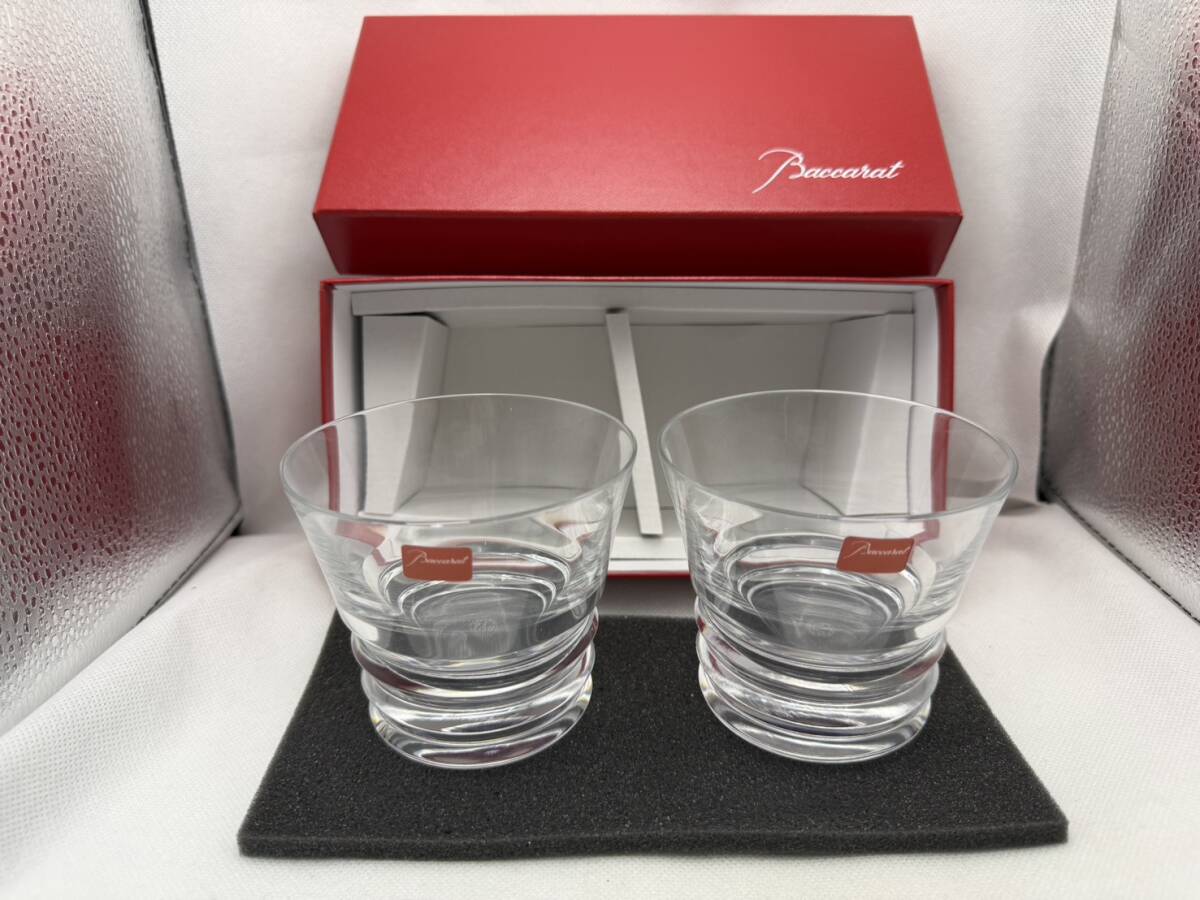 Y2902★【1円スタート】 Baccarat バカラ ロックグラス タンブラー 箱付き クリスタル ベガ 箱付