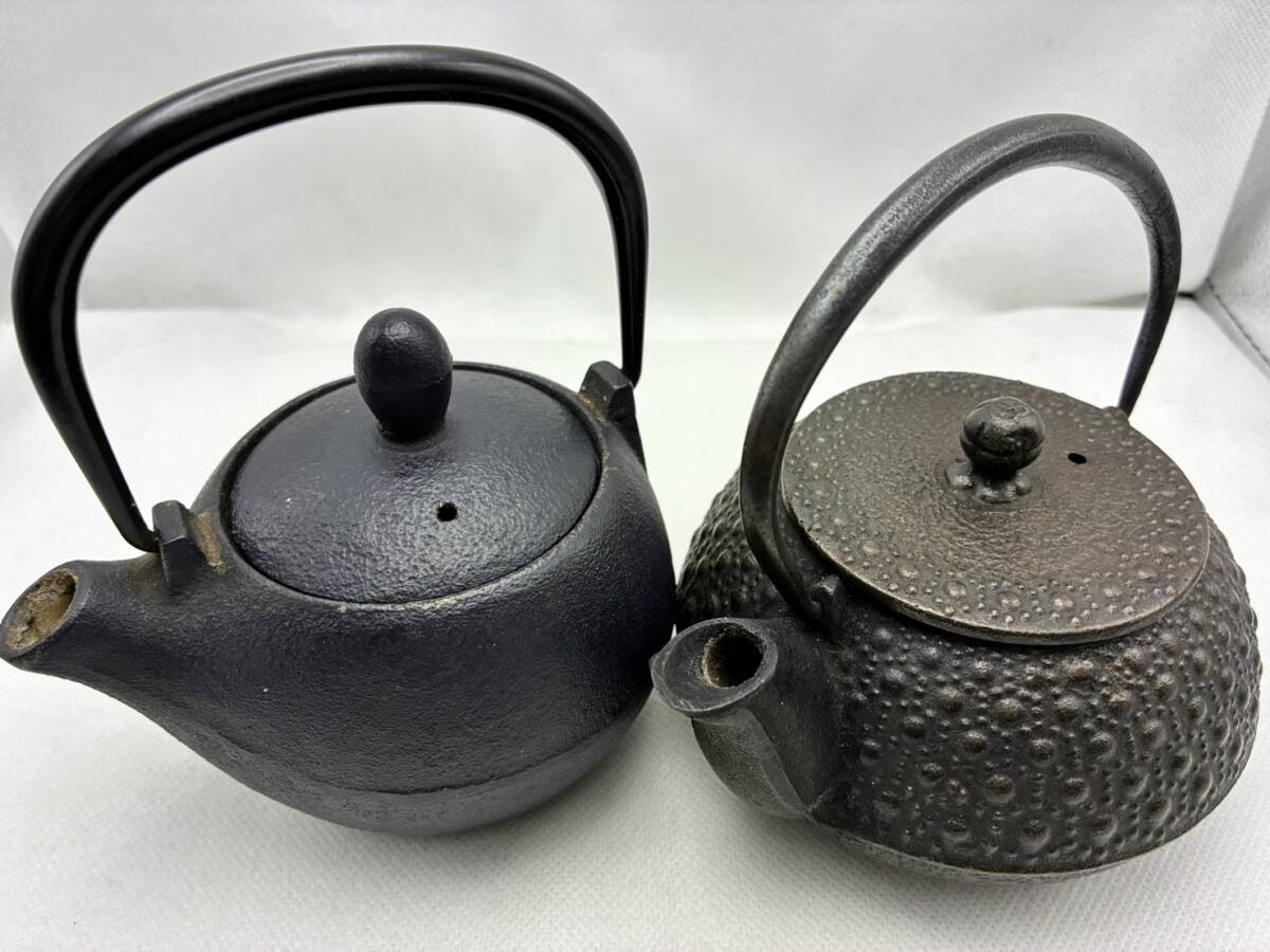 Y2949 南部鉄器 岩鋳 いわちゅう 鉄瓶 急須 茶器 茶道具 