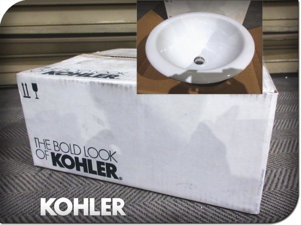 ■未使用品■KOHLER/コーラー■Compass/コンパス■高級■洗面ボウル/アンダーカウンター型洗面器■2298-0■14万■khhx2096k