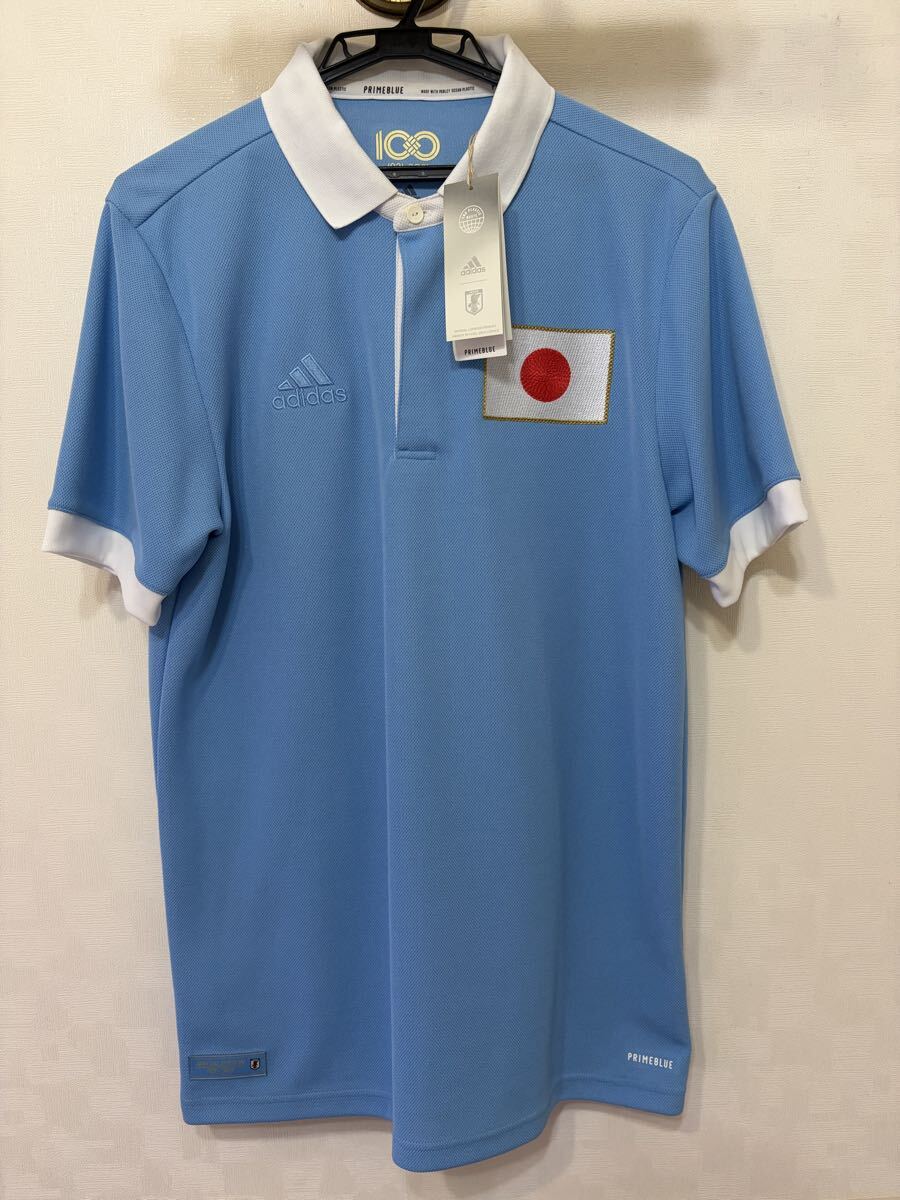 未使用新品タグ付 adidas サッカー日本代表 100周年記念 アニバーサリーユニフォーム O