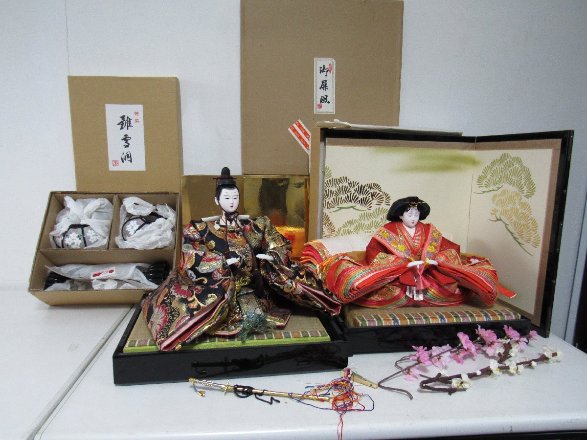 ○ひな段飾り 民芸 工芸品 1円スタート