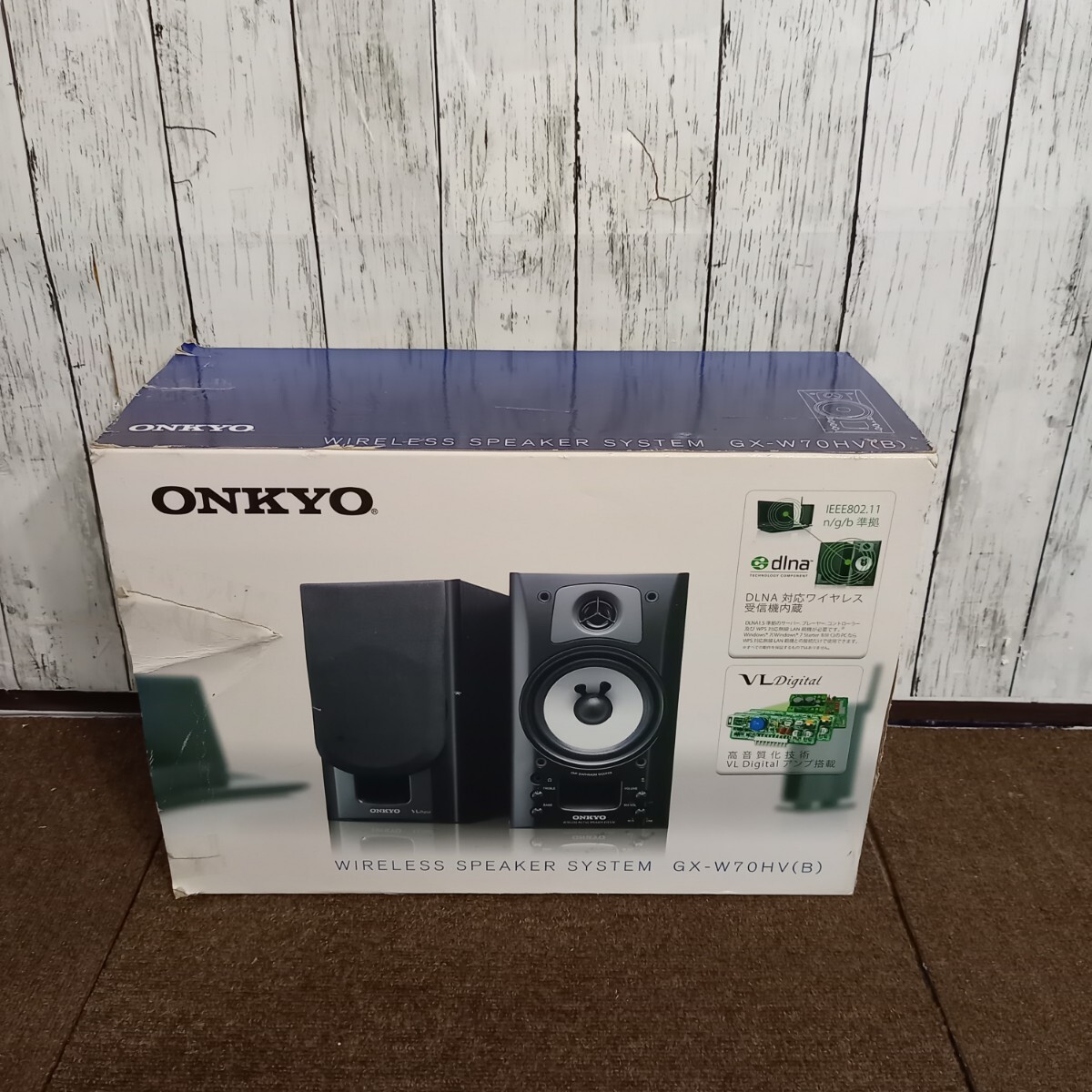 未使用倉庫保管品 ONKYO GX-W70HV（B） ワイヤレススピーカーシステム ブラック