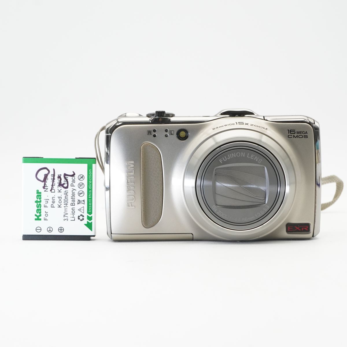 訳あり Fujifilm フジフイルム FinePix F550EXR シルバー コンパクトデジタルカメラ コンデジ #f0AA9850