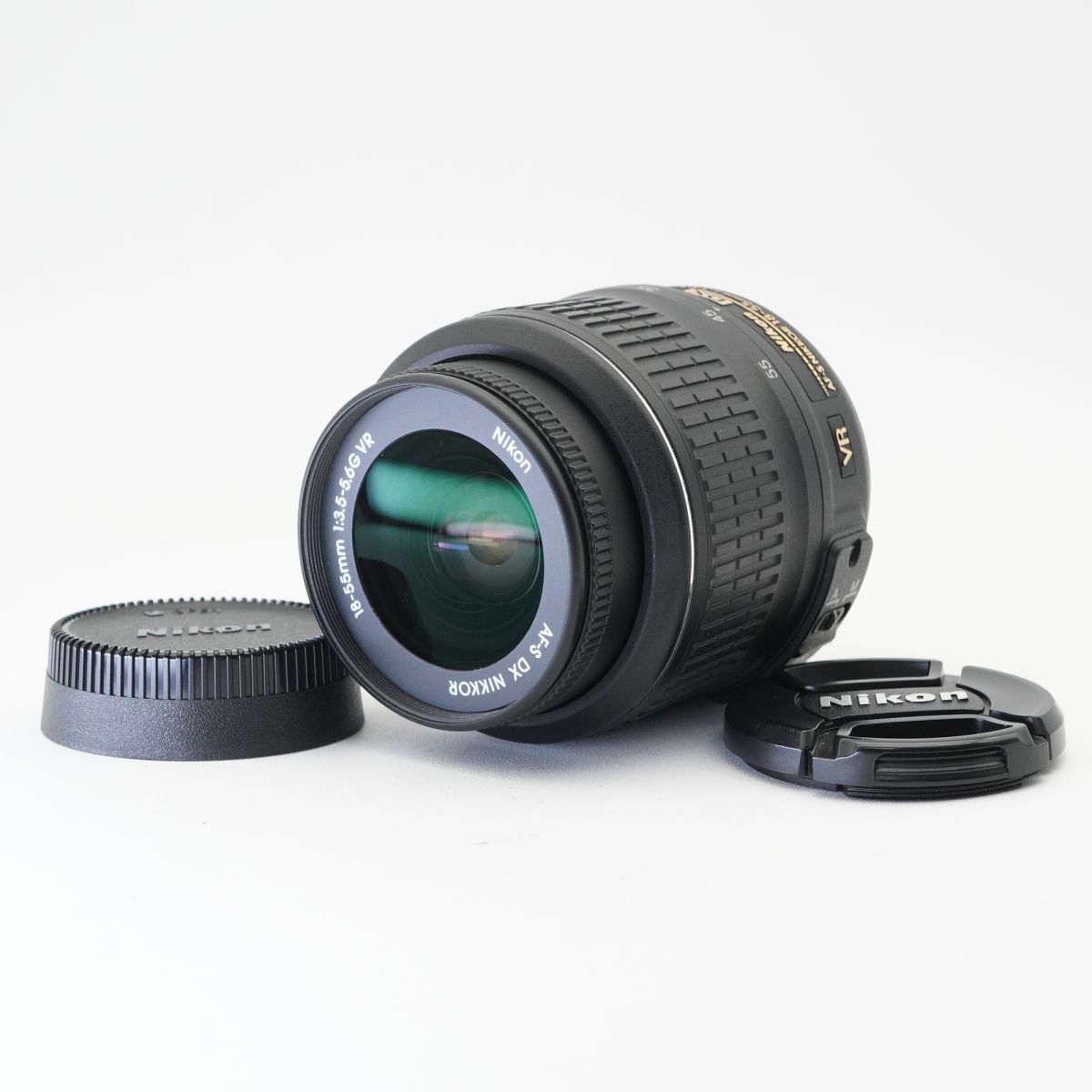 美品 動作確認済 Nikon ニコン AF-S Nikkor 18-55 F3.5-5.6 G DX VR #f0B3742