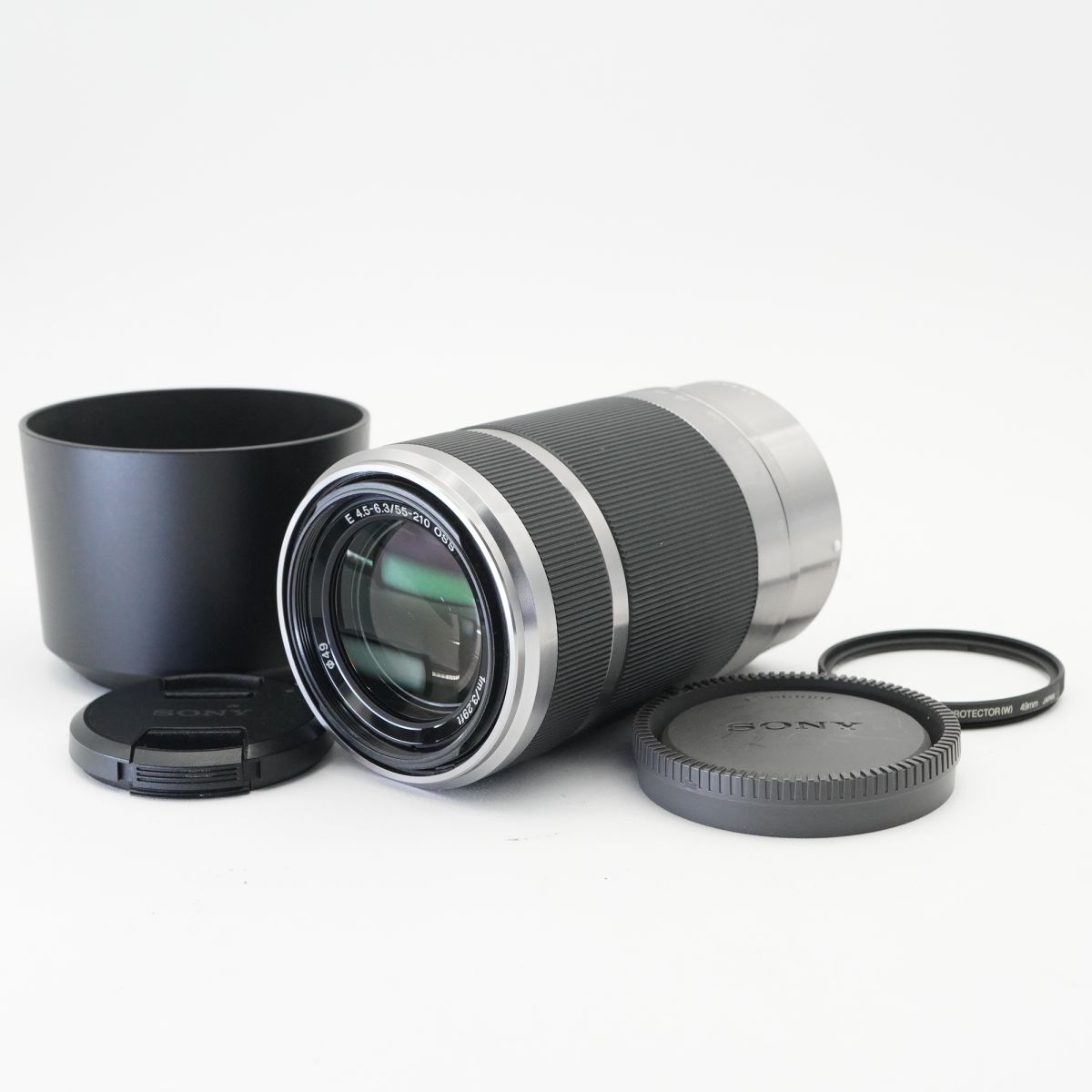 美品 動作確認済 SONY ソニー E 55-210mm F4.5-6.3 シルバー 標準ズームレンズ #f102AA6118
