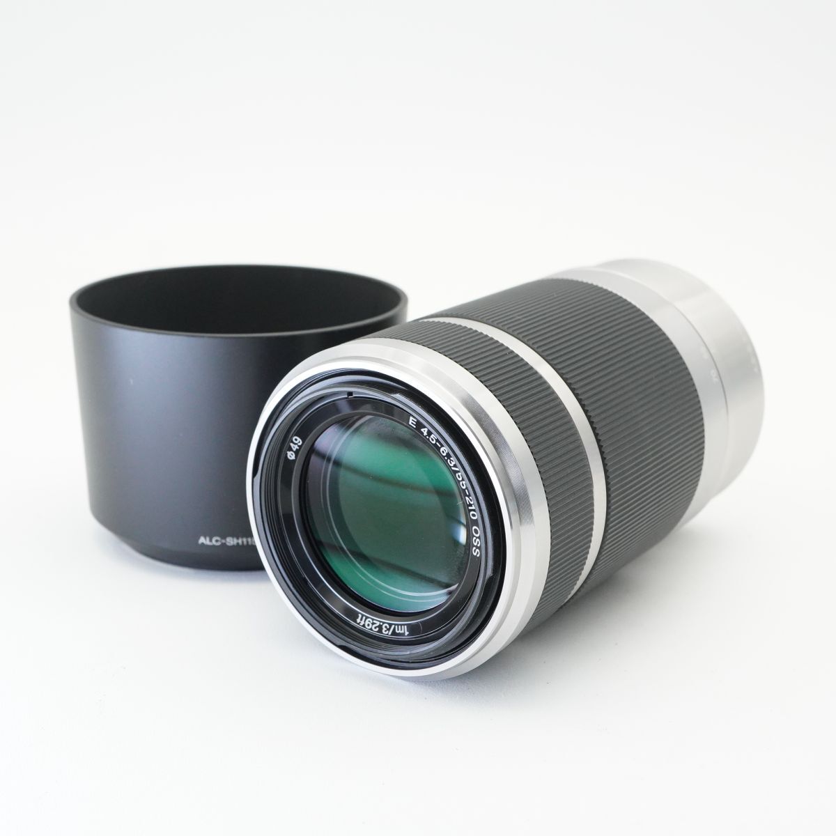 良品 動作確認済 SONY ソニー E 55-210mm F4.5-6.3 OSS SEL55210 シルバー 望遠ズームレンズ #f67AA9614