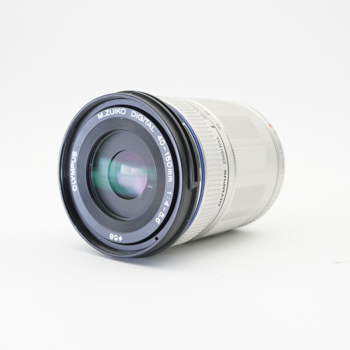 美品 動作確認済 OLYMPUS オリンパス M.ZUIKO DIGITAL 40-150mm F4-5.6 ED シルバー 標準ズームレンズ #f45B3494
