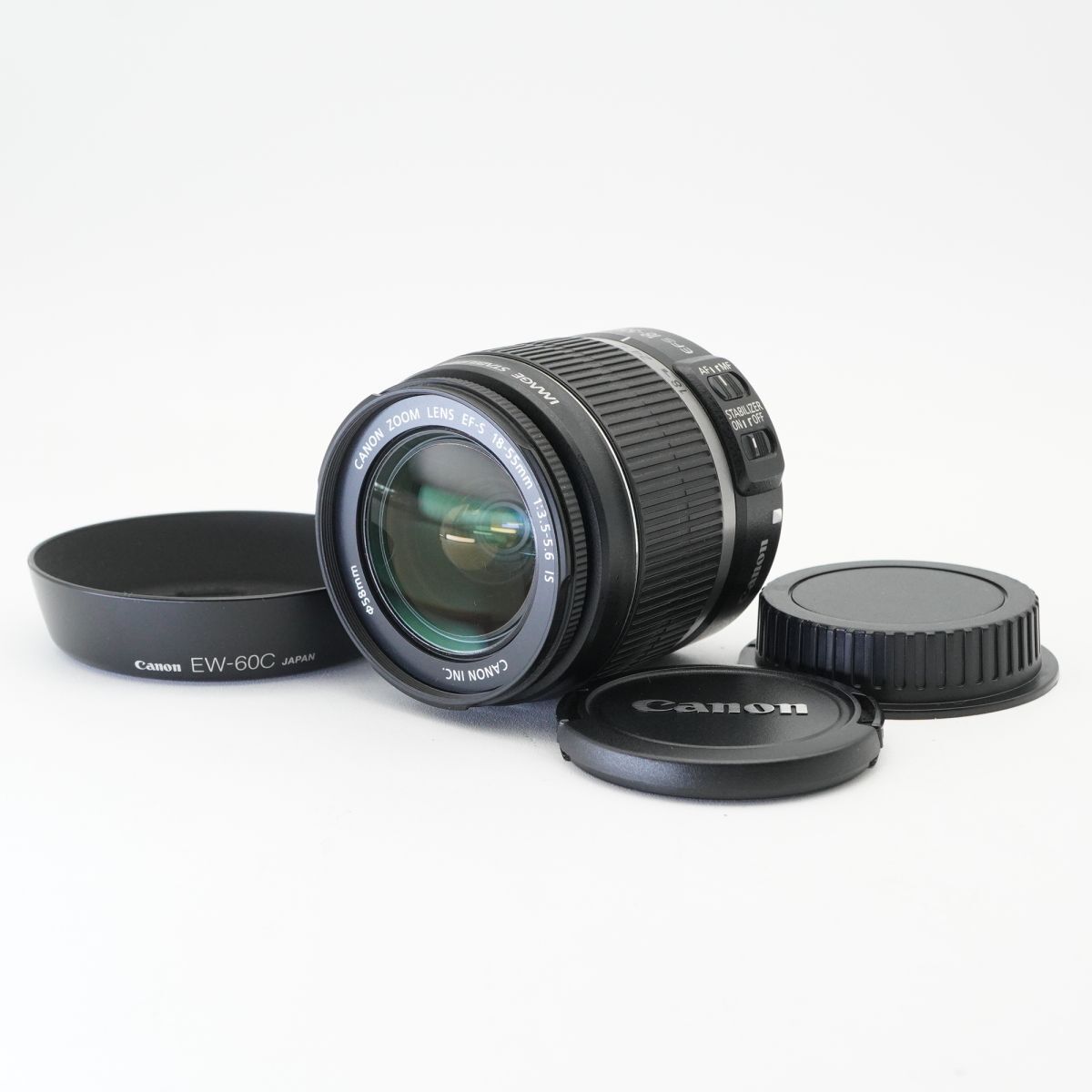 美品 動作確認済 Canon キヤノン EF-S 18-55mm F3.5-5.6 IS 標準ズームレンズ #f26B3561