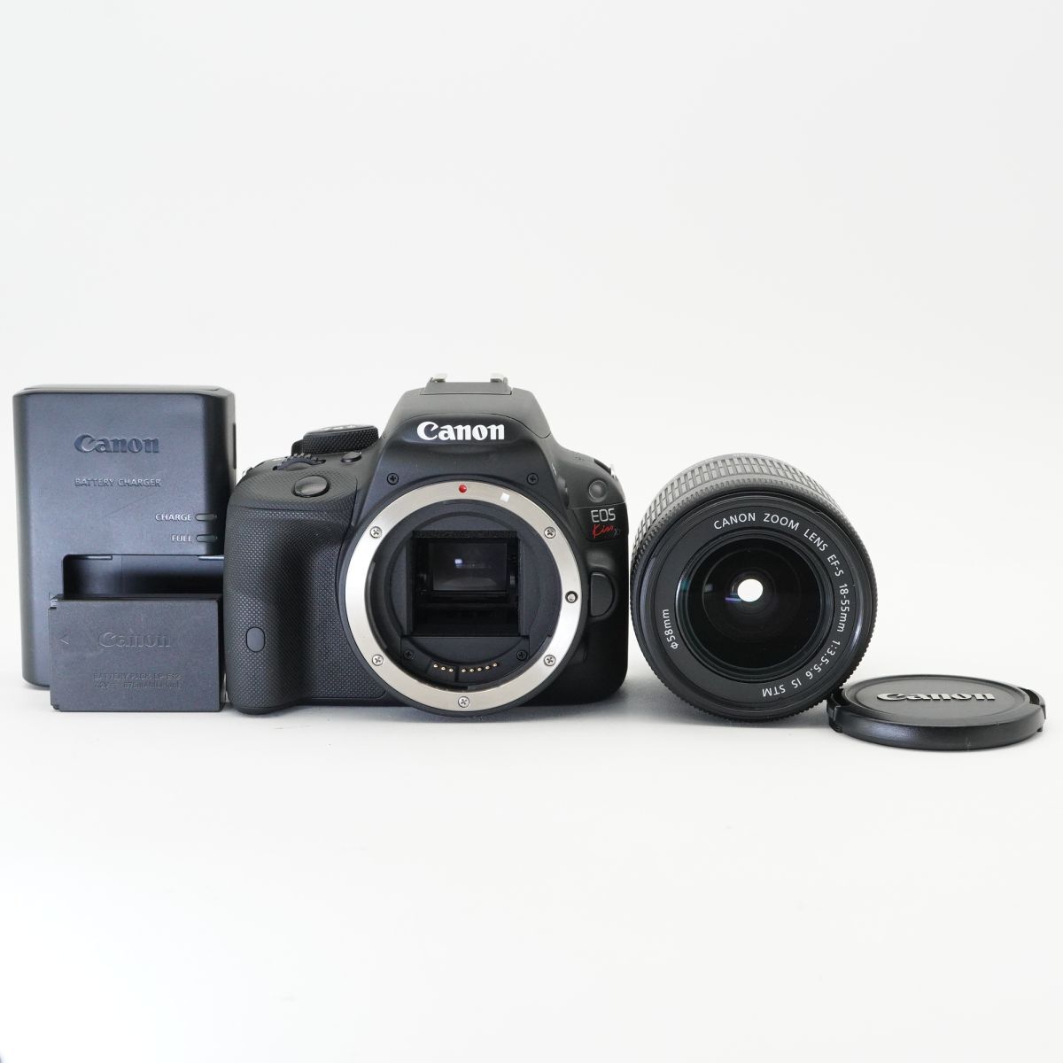 美品 動作確認済 【ショット数わずか】Canon キヤノン EOS kiss X7 EF-S 18-55mm IS STM デジタル一眼レフカメラ #f192B3702