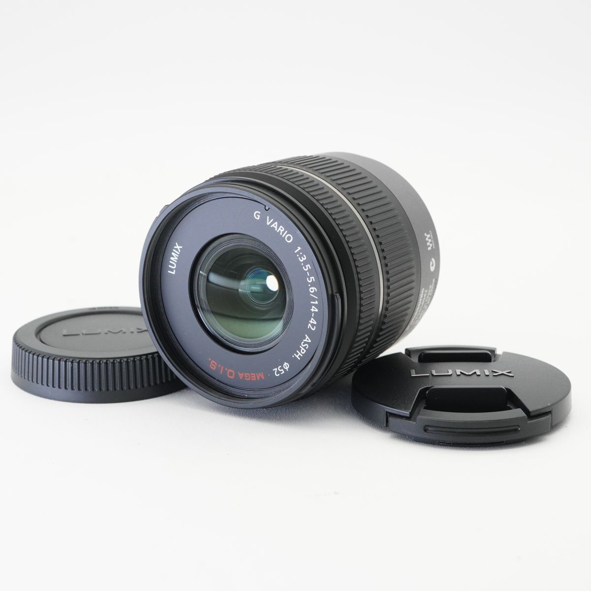 美品 動作確認済 Panasonic パナソニック LUMIX G VARIO 14-42mm F3.5-5.6 ASPH. MEGA O.I.S. 標準ズームレンズ #f45B3720