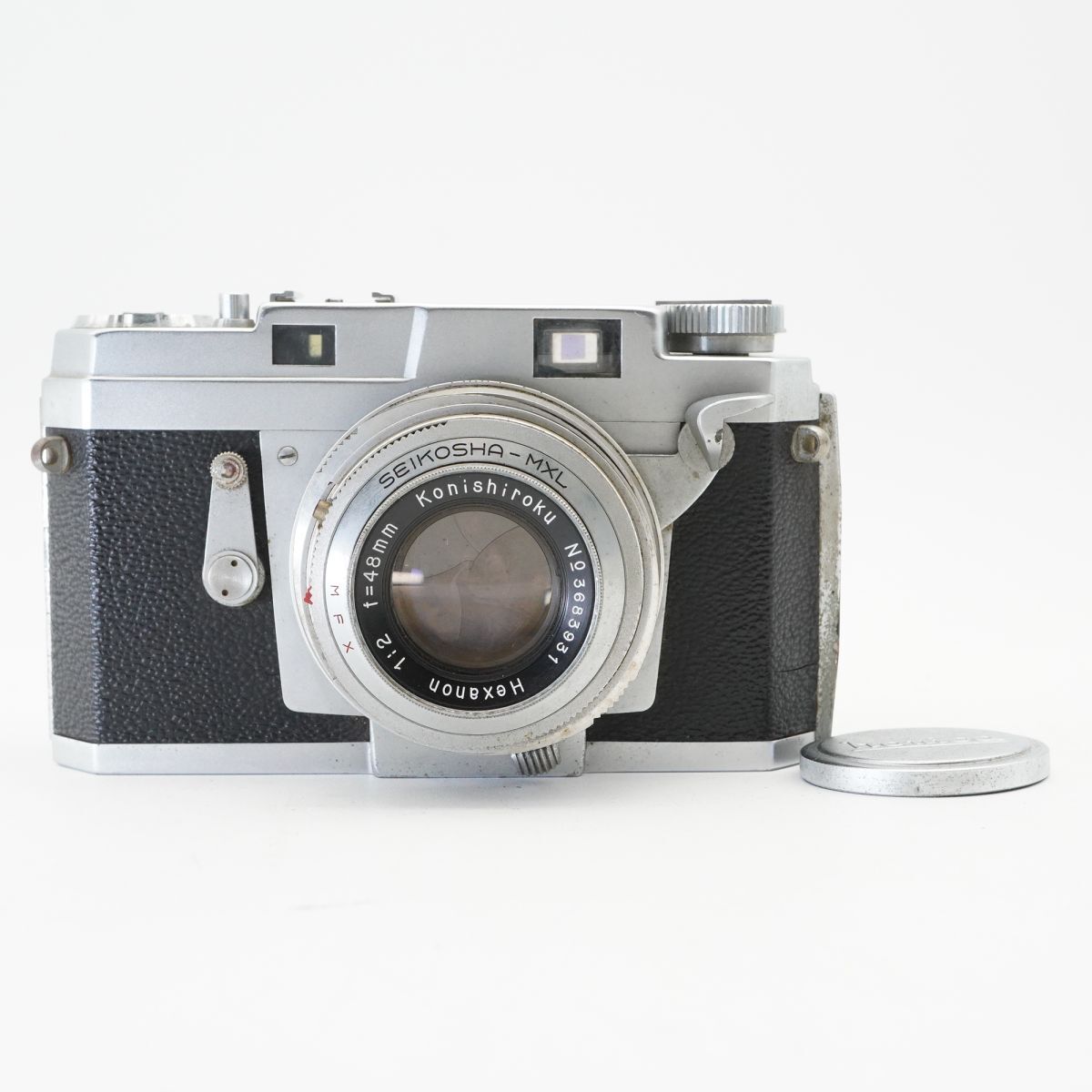 良品 動作確認済 Konica コニカ III Hexanon 1:2 f=48mm Konishiroku レンジファインダー フィルムカメラ #f0B3430
