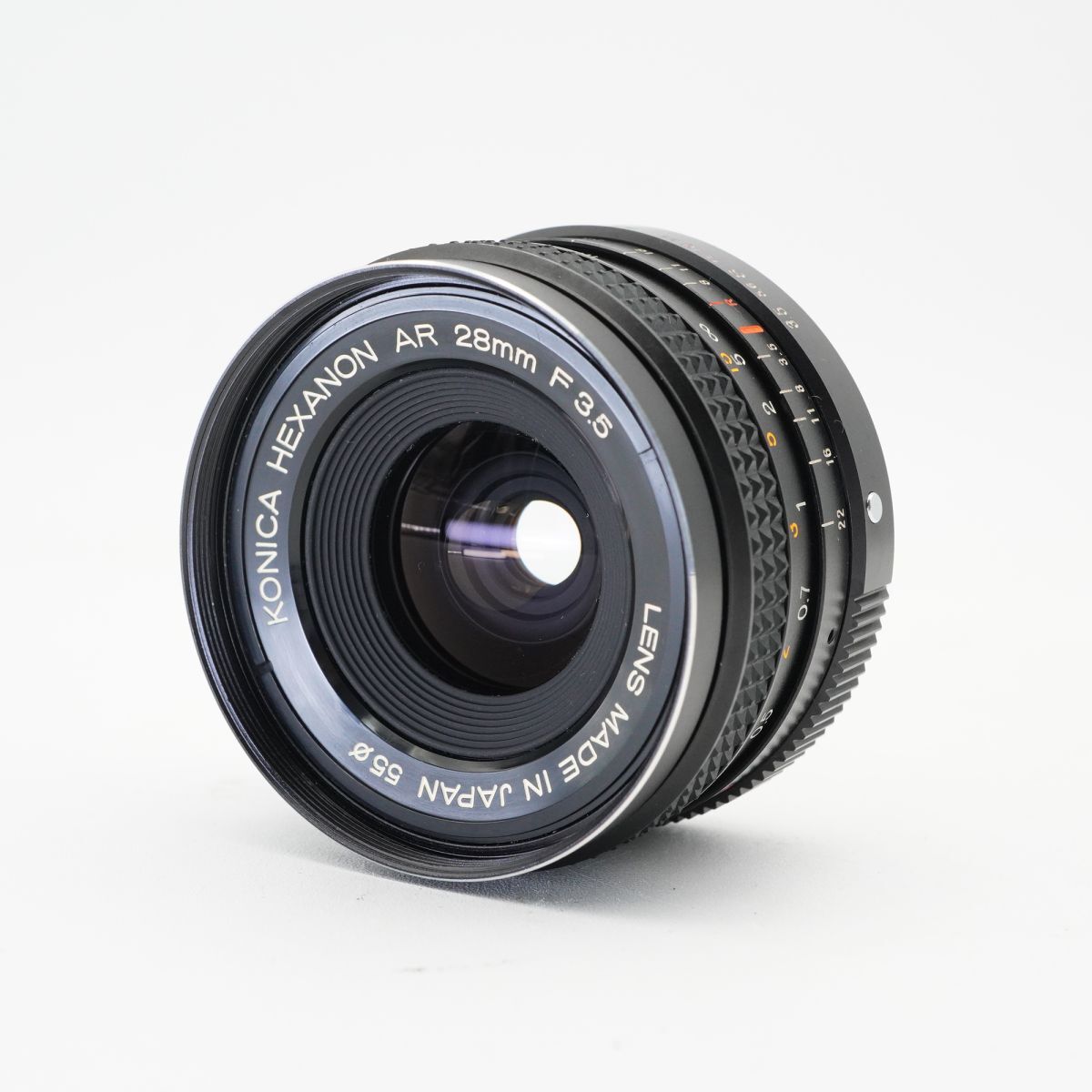 美品 動作確認済 コニカ HEXANON AR 28mm F3.5 単焦点 MF オールドレンズ #f22B3844