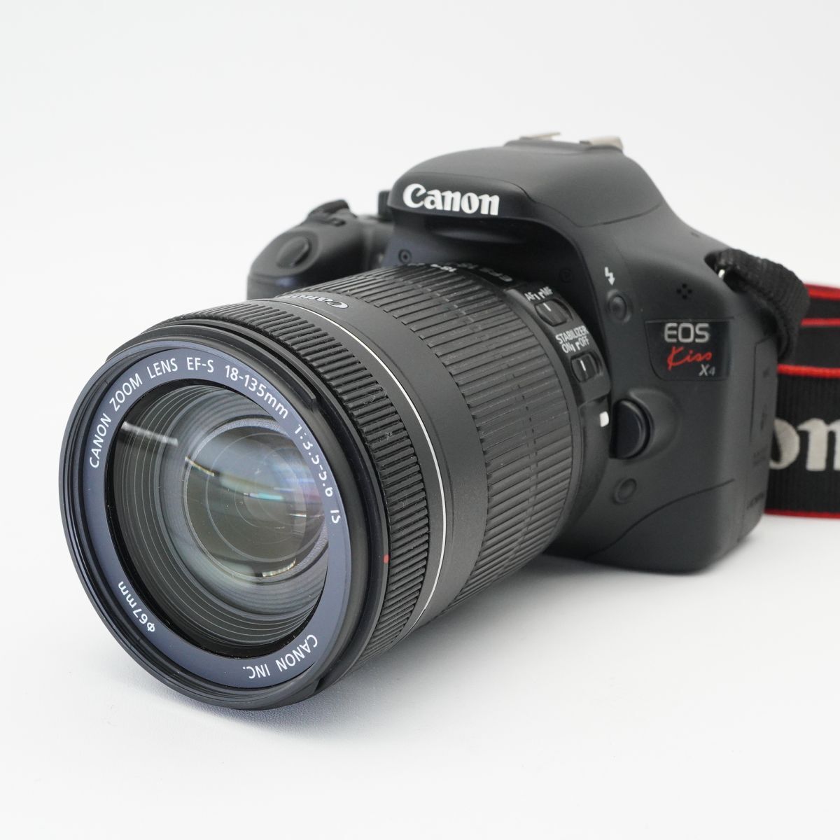 良品 動作確認済 Canon キヤノン Kiss X4 EF-S 18-135mm F3.5-5.6 IS デジタル一眼レフカメラ #f169B3692