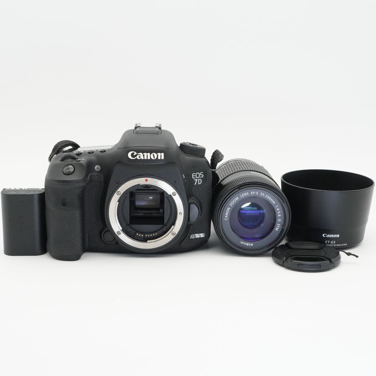 現状品 Canon キヤノン EOS 7D Mark II EF-S 55-250mm F4-5.6 IS STM デジタル一眼レフカメラ #f375AA11033