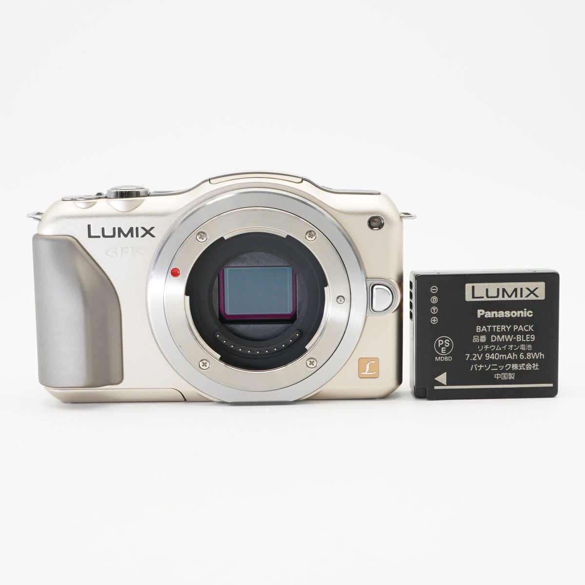 良品 動作確認済 Panasonic パナソニック LUMIX DMC-GF5 ホワイト ミラーレス一眼カメラ #f33B3918