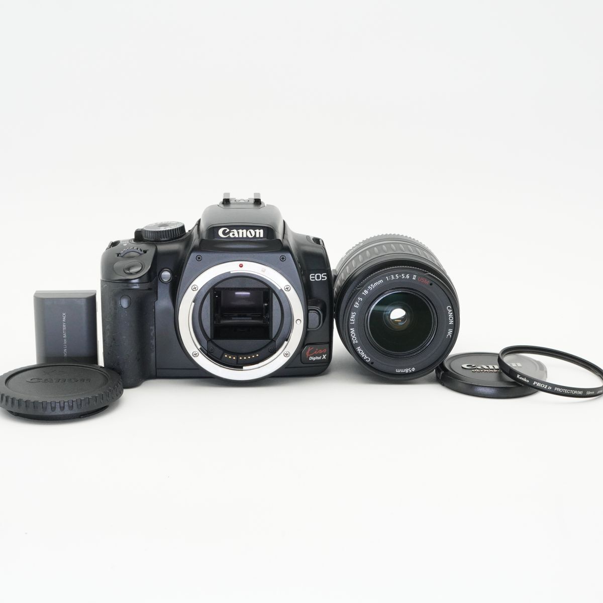 良品 動作確認済 Canon キヤノン EOS Kiss Digital X デジタル一眼レフカメラ #f11B3943