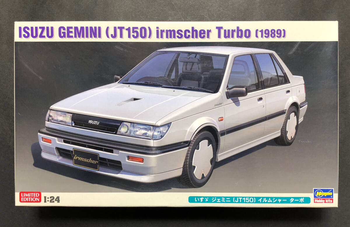 @中古絶版模型堂 ハセガワ 1/24 いすゞジェミニ JT150 イルムシャーターボ 1989 いすゞ イスズ いすず ジェミニ 2代目 定形外送料660円