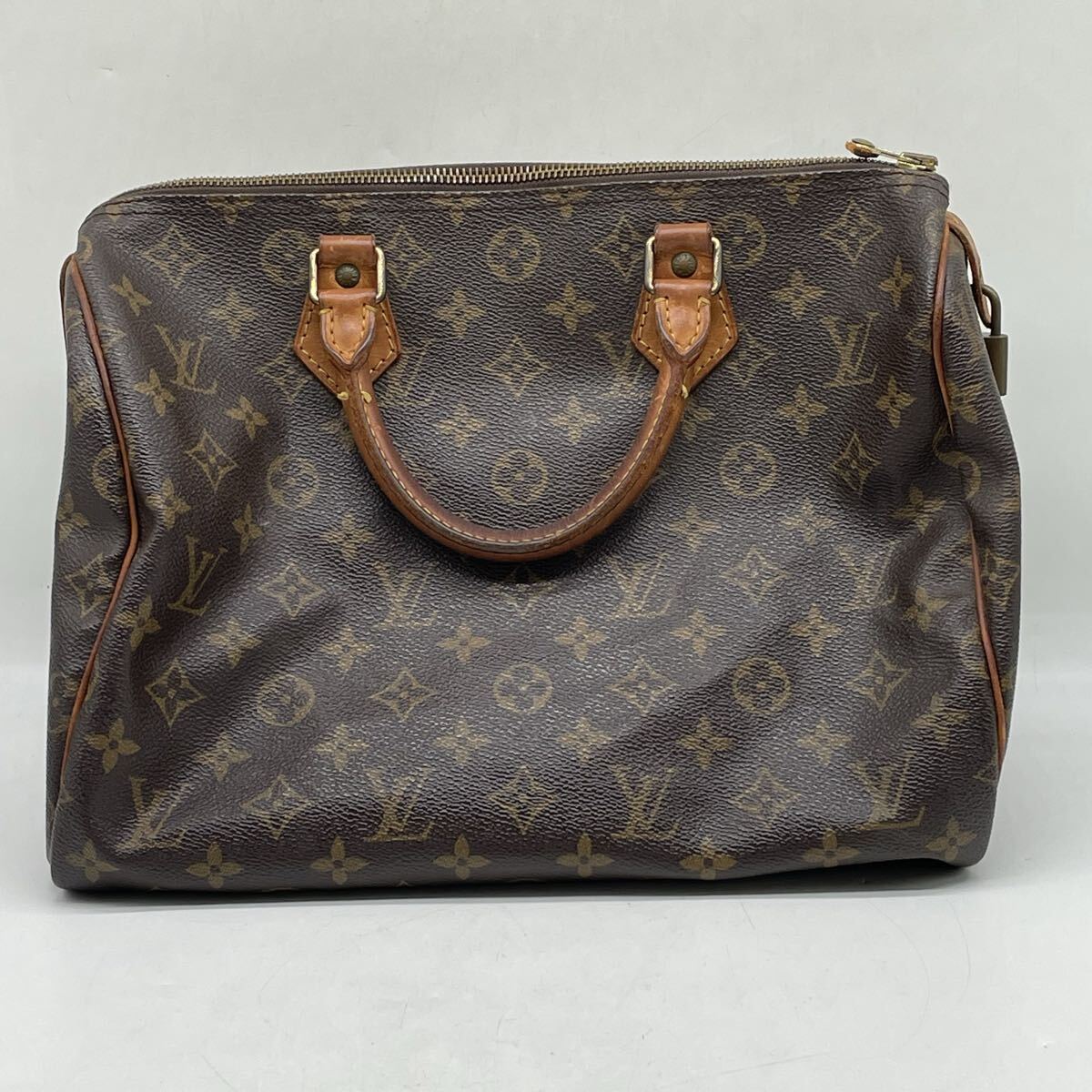 【5白49】1円スタート LOUIS VUITTON / VI 0963 ルイヴィトン モノグラム スピーディ30 ボストンバッグ ハンドバッグ 鞄 ブラウン系