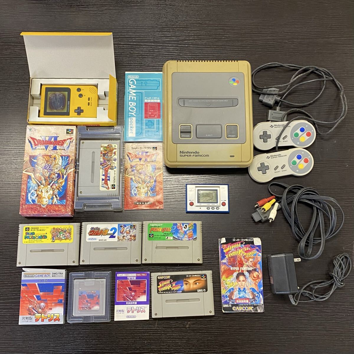 【5A50】1円スタート ゲーム機 ソフト まとめ 5点以上 ゲーム&ウォッチ ファイア ゲームボーイ ポケット マリオ ドラクエ テトリス