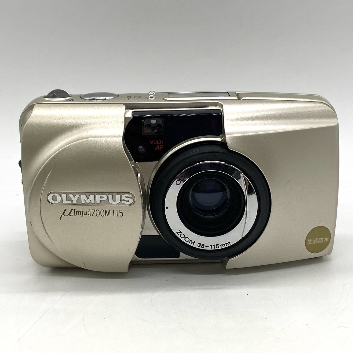 【5A47】1円スタート OLYMPUS μ mju ZOOM 115 オリンパス ミュー 38-115mm フィルムカメラ コンパクトカメラ コンパクトフィルムカメラ