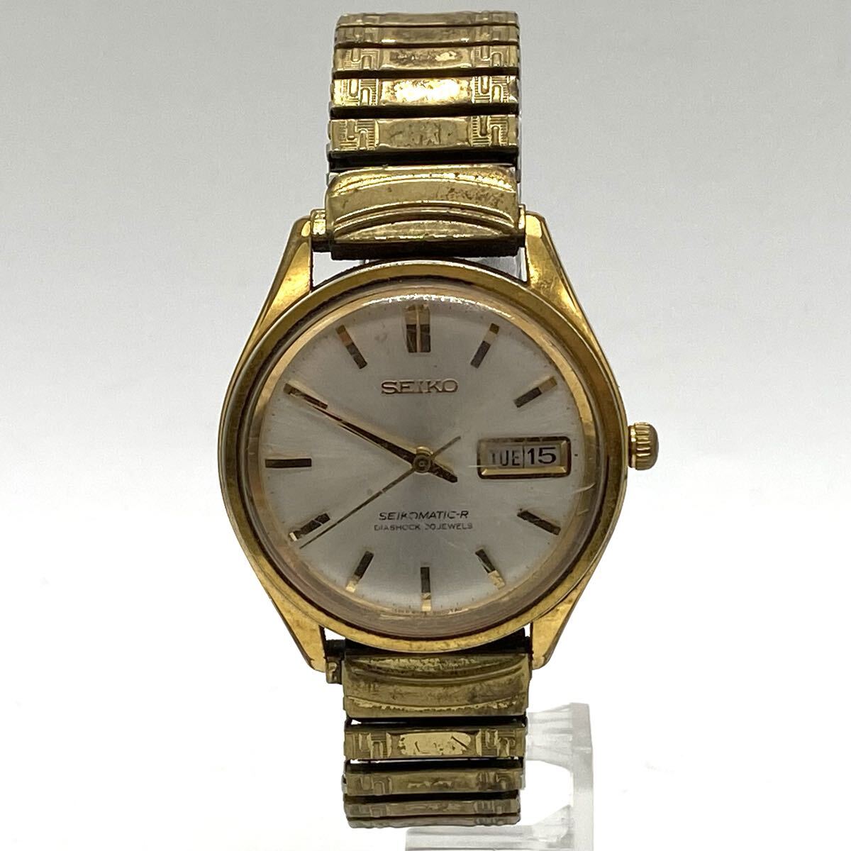【5A6】1円スタート SEIKO Seikomatic-R / 8306-8000 セイコーマチック DIASHOCK 30JEWELS 30石 腕時計 デイデイト 自動巻き メンズ