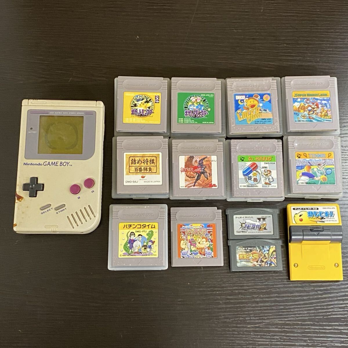 【5T81】1円スタート ゲームボーイ カラー アドバンス ゲーム機 ソフト まとめて10点以上 カラー ポケモン ポケモンピンボール マリオ 