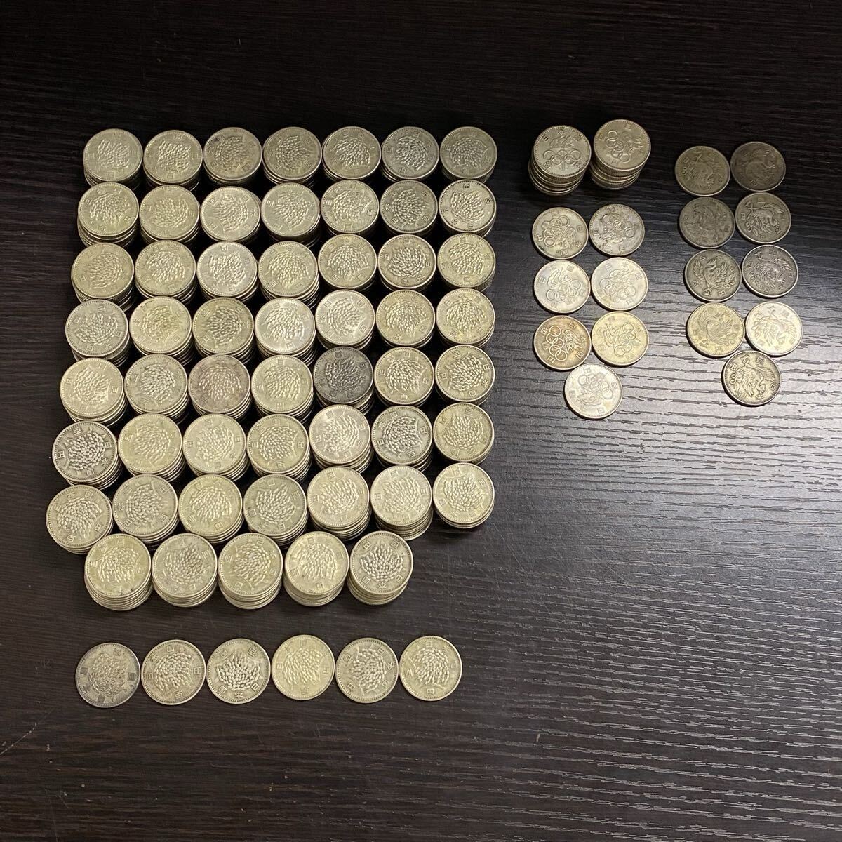 【5A49】1円スタート 100円 百円銀貨 東京オリンピック 稲穂 鳳凰 まとめて 582枚 額面 58,200円 昭和 日本国 古銭 記念 硬貨 コレクション