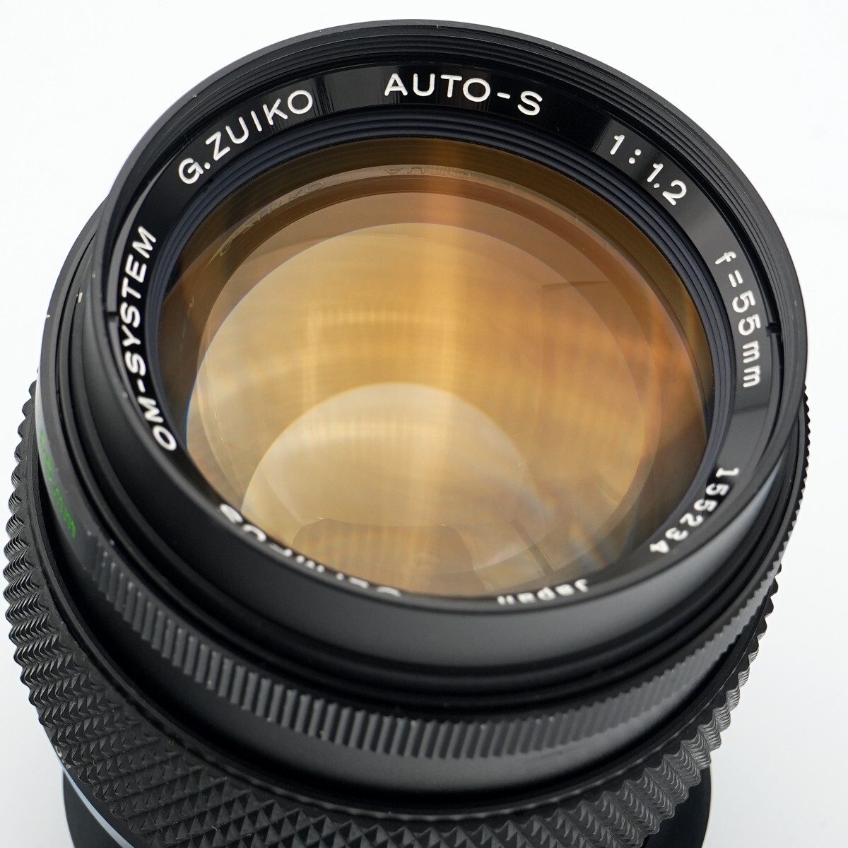 動作品 OLYMPUS OM G.ZUIKO AUTO-S 55mm F1.2 後期 黒枠 オリンパスOM 1:1.2