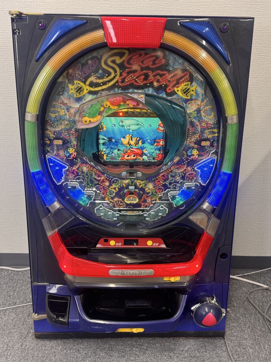 SANYO 新海物語 パチンコ実機 レトロ 動作確認済 中古