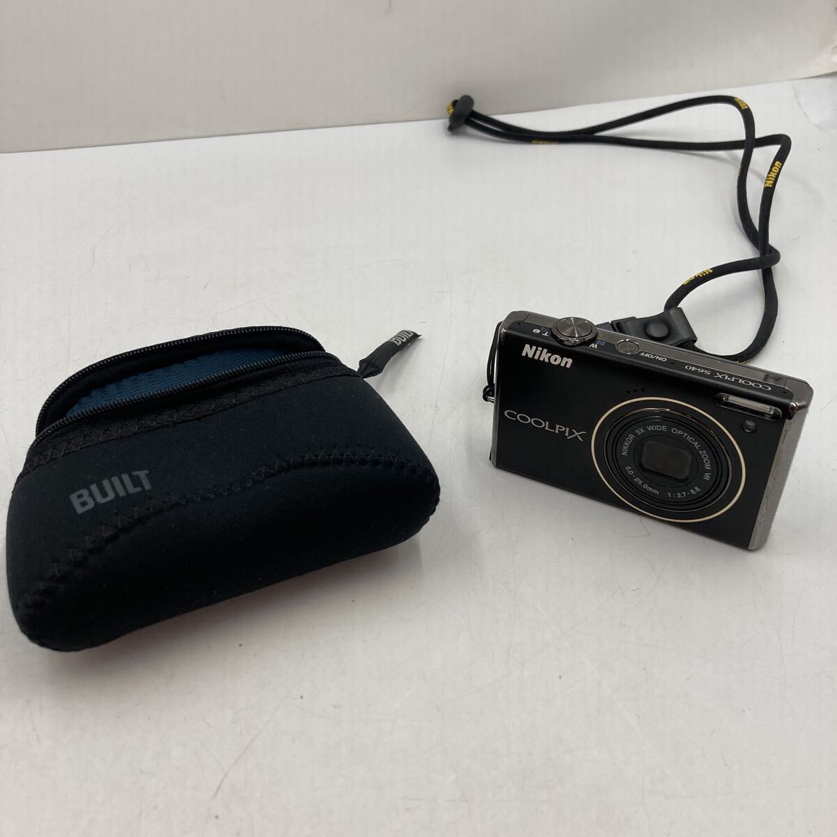 ▲ Nikon COOLPIX S640 ニコン コンパクトデジタルカメラ デジカメ ブラック ケース有り バッテリー有り チャージャー無し 通電未確認