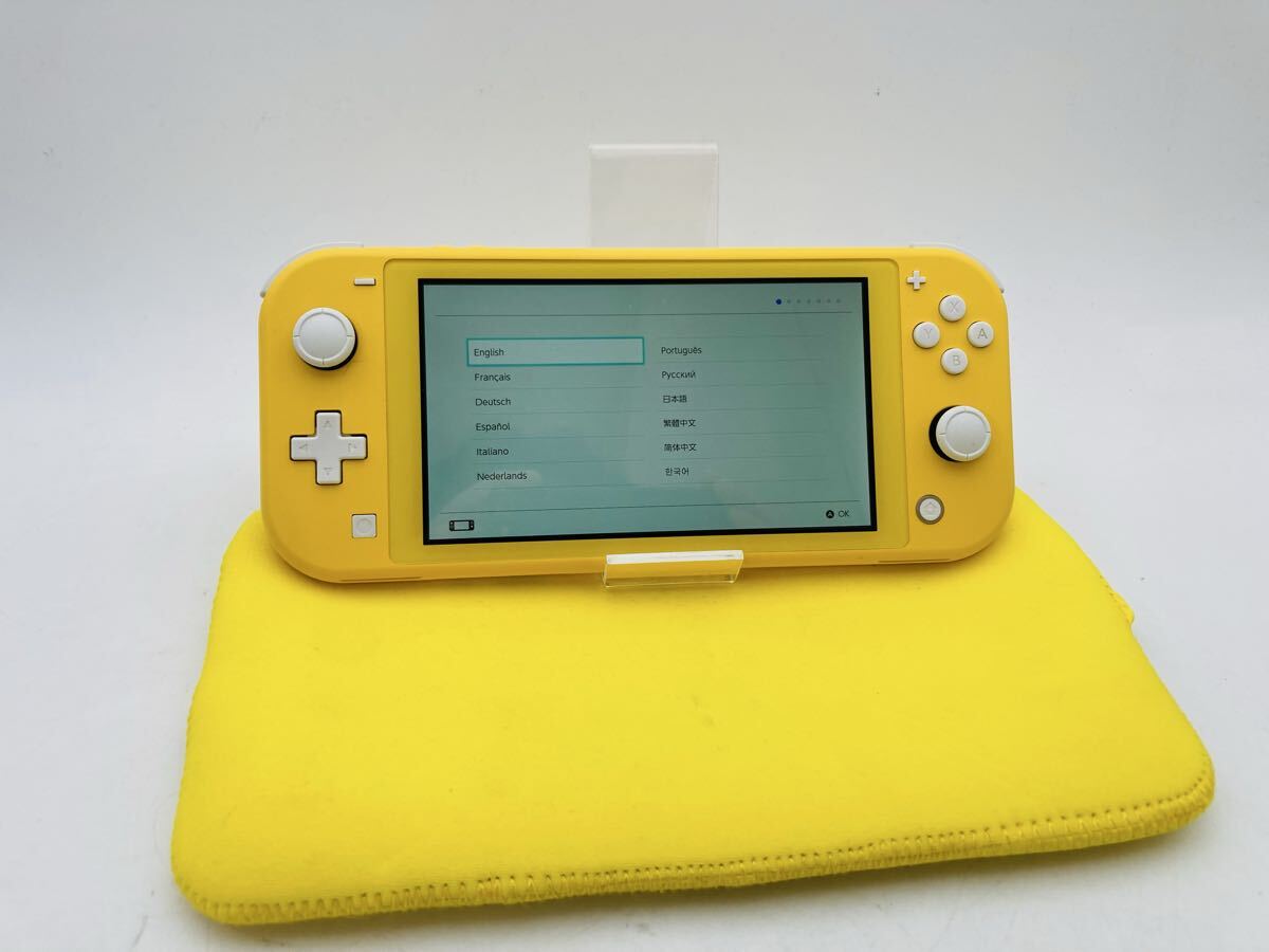 ♪ Nintendo Switch Lite ニンテンドースイッチライト HDH-001 イエロー ソフトケース付き 初期化/通電確認済み