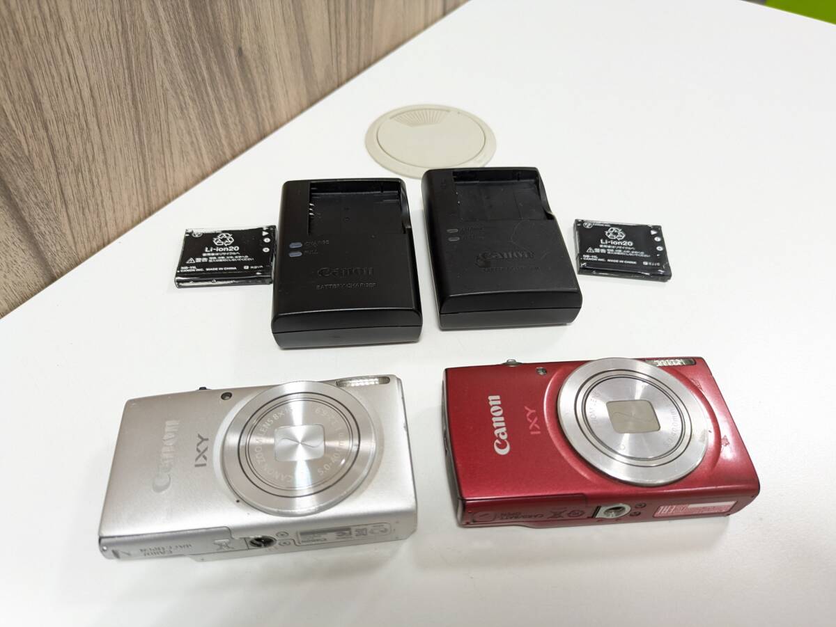 キャノン Canon IXY 90F PC2018 IXY 200 PC2333 2台まとめ コンパクトデジタルカメラ デジカメ 通電確認済み ジャンク品◆31819