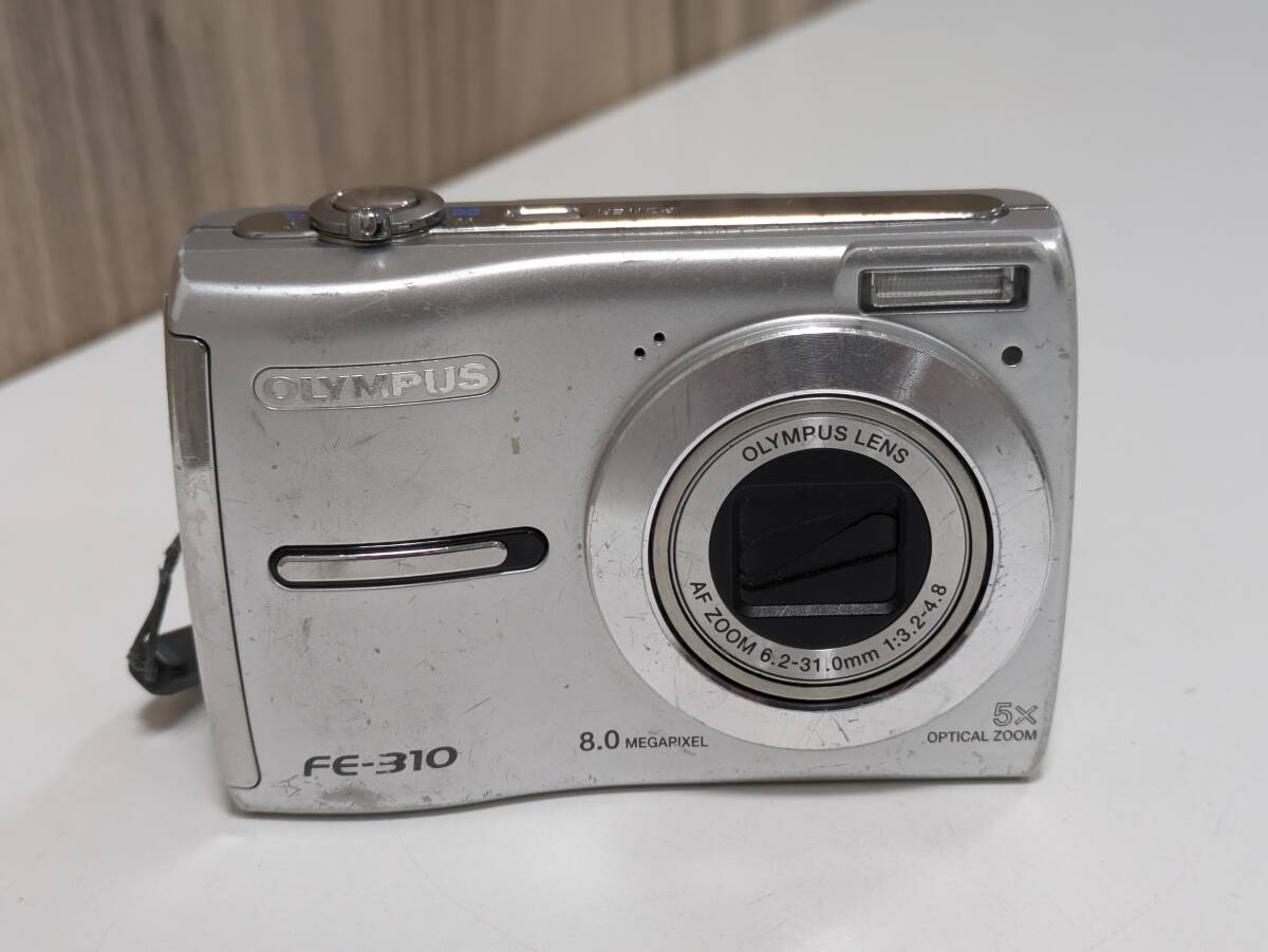 OLYMPUS オリンパス　FE-310　デジタルカメラ　デジカメ　カメラ 電池式 通電確認済み ジャンク品◆31825