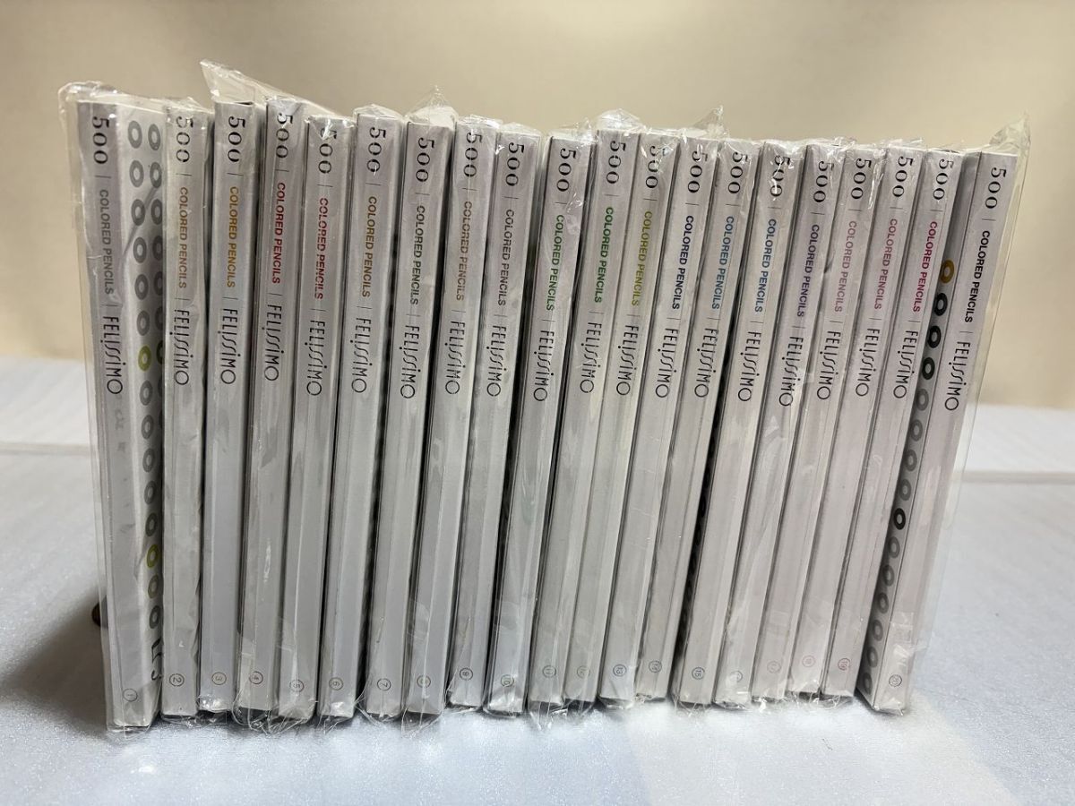 ★☆L937　フェリシモ　５００色の色鉛筆　２５本入り×20　中古品☆★