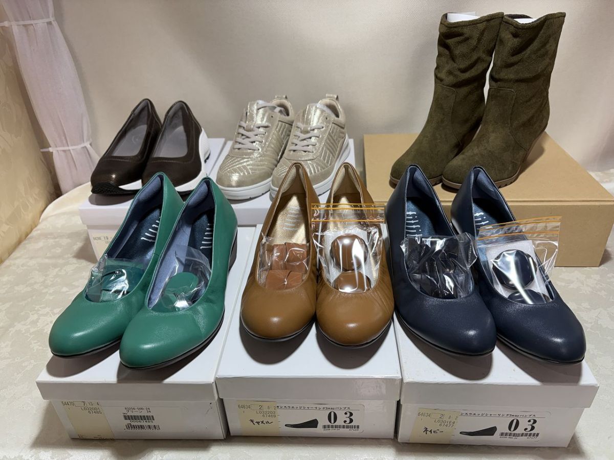 ★☆L953　レディース　くつ　24.0㎝　フェリシモブーツ・fitfitスニーカー・パンプス　☆★