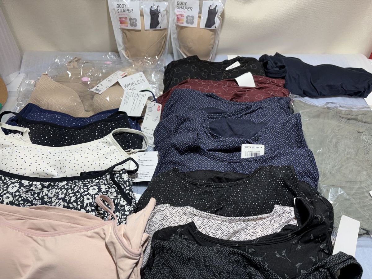 ★☆L931　ユニクロ　レディース　肌着Mサイズ　まとめ　24点　長期保管未使用品☆★