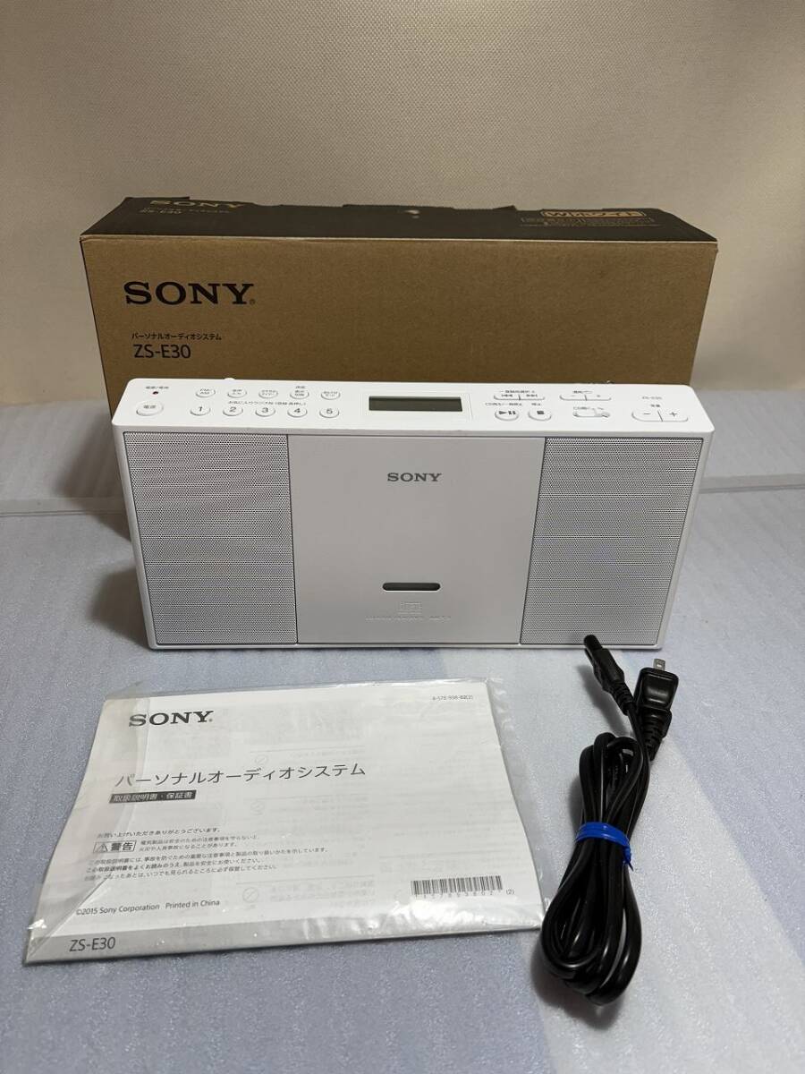★☆L916　SONY　パーソナルオーディオシステム　ZS-E30　2016年製　中古品☆★