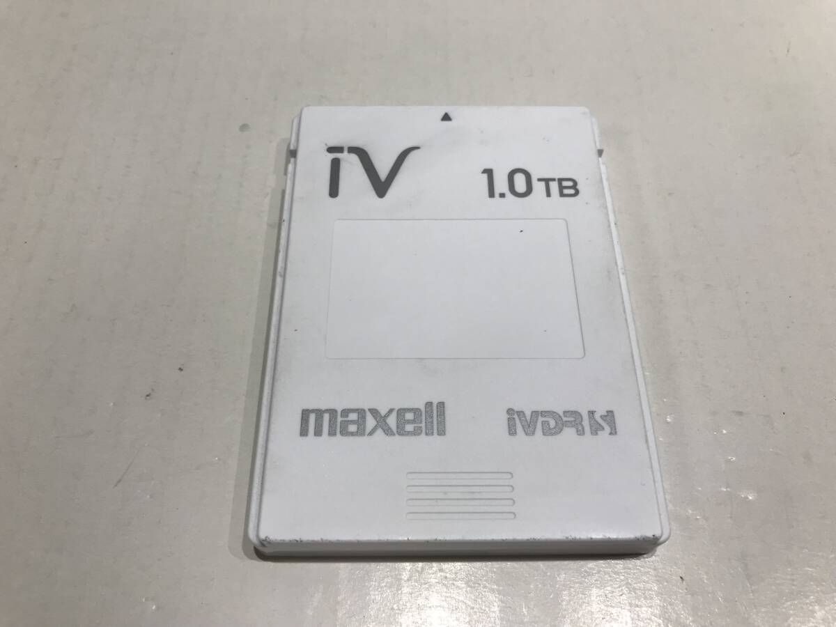 マクセル/maxell iVDR-S カセットハードディスク １TB 中古品Z780