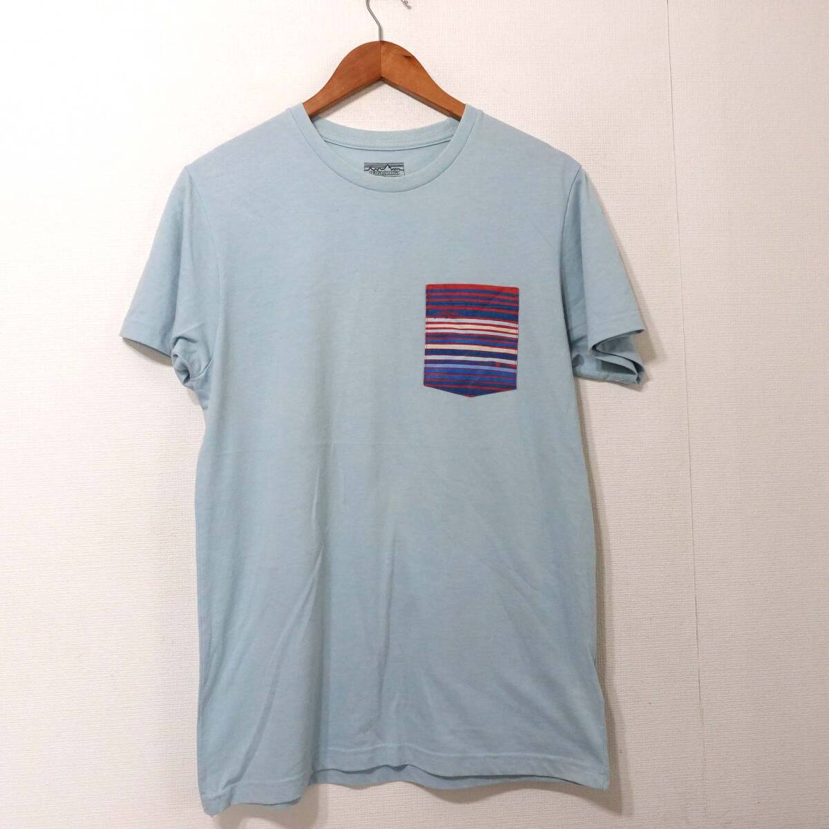 【送料無料】パタゴニアTシャツ/Mサイズ　毛羽立ちあり　色褪せ多少あり　Mサイズ　patagonia 