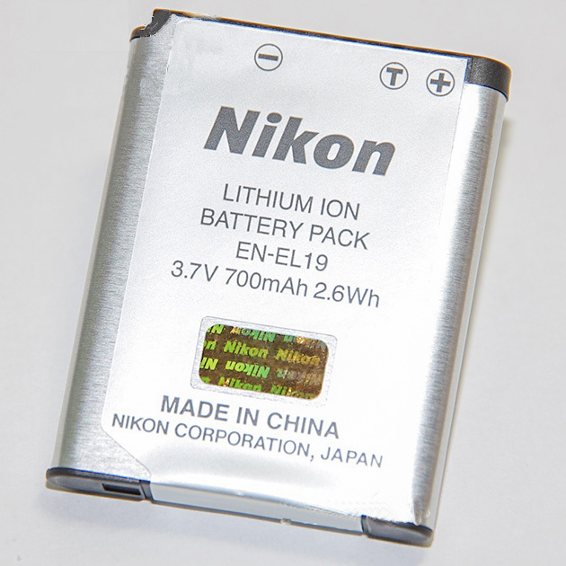 日本語 EN-EL19 新品 Nikon ニコン 純正 バッテリー