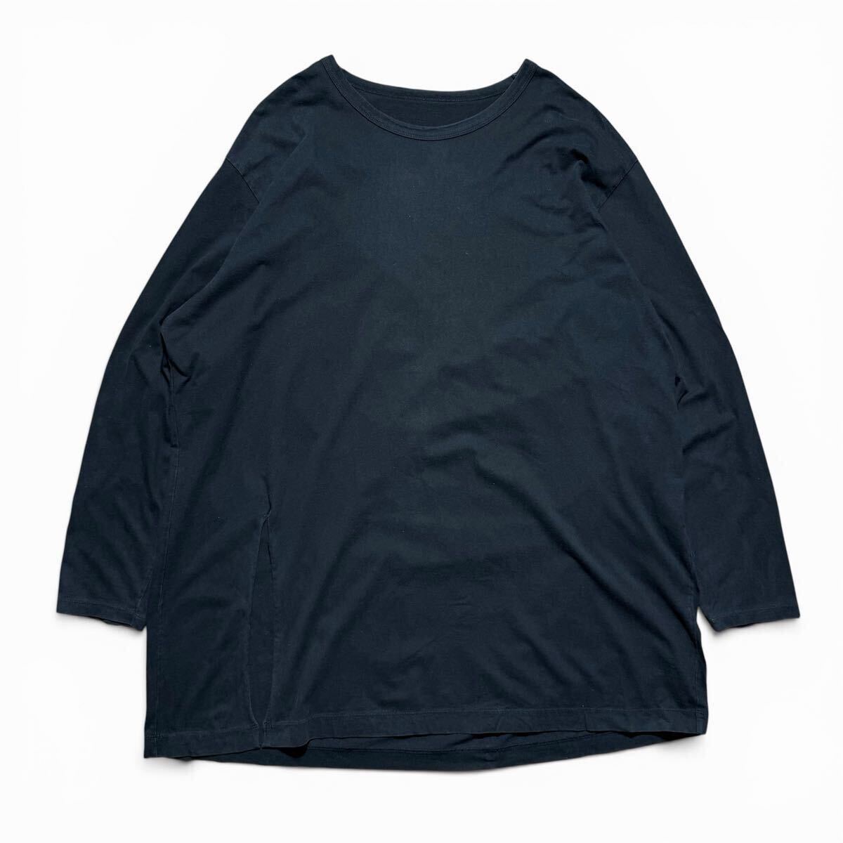 18SS Ground Y by Yohji Yamamoto slit over-sized T-shirt archive collection Y’s グラウンドワイ ヨウジヤマモト Tシャツ