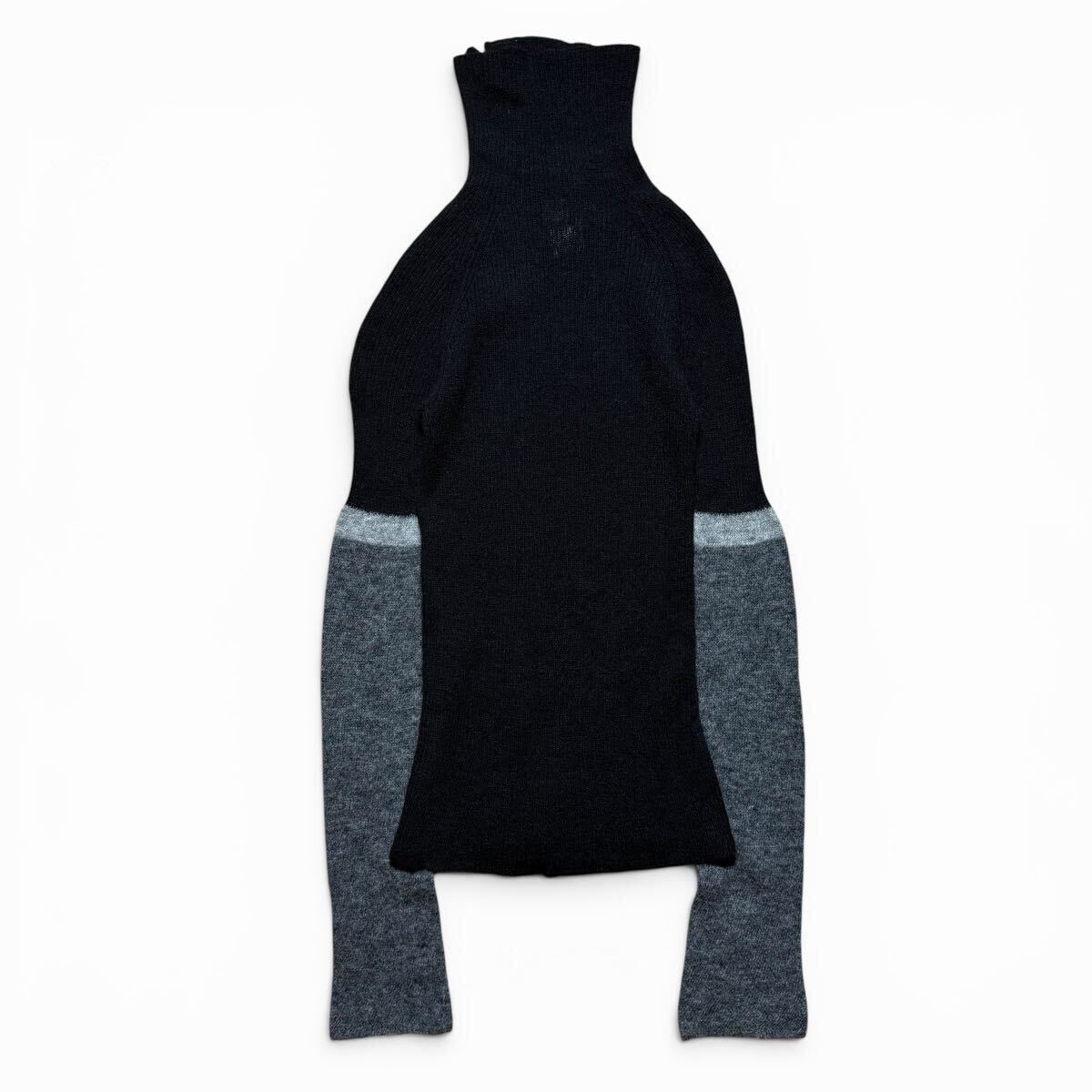 05AW Y’s high neck knit sweater Yohji Yamamoto Japanese label archive collection vintage 00s ワイズ ヨウジヤマモト ニットセーター