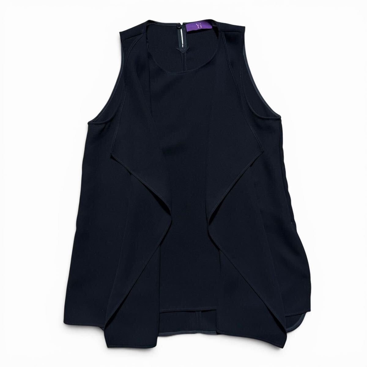 15SS Y’s draped sleeveless tops dress Yohji Yamamoto archive collection Japanese label ワイズ ヨウジヤマモト トップス