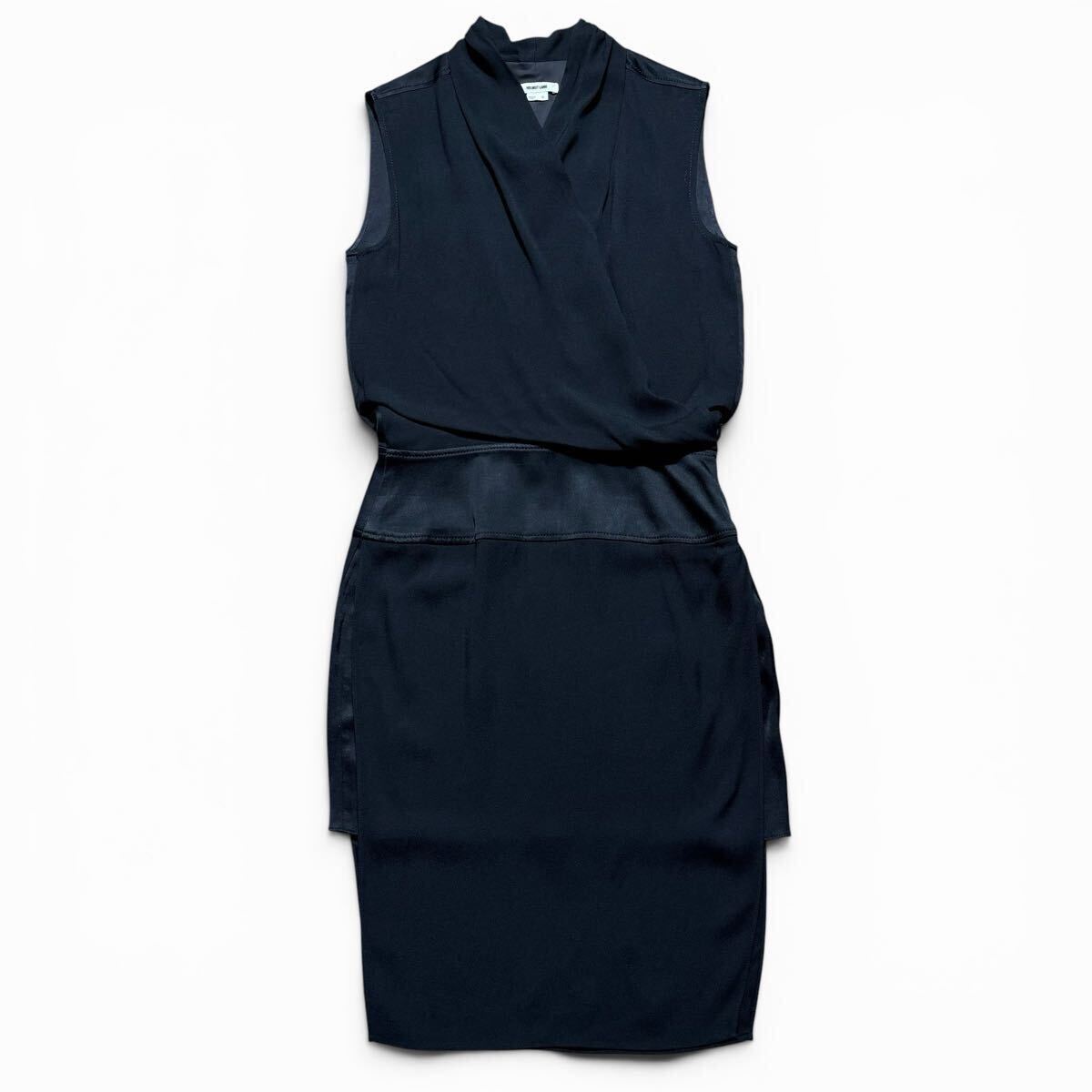 HELMUT LANG sleeveless draped wrap dress archive collection vintage ヘルムートラング ドレープ ラップ ワンピース