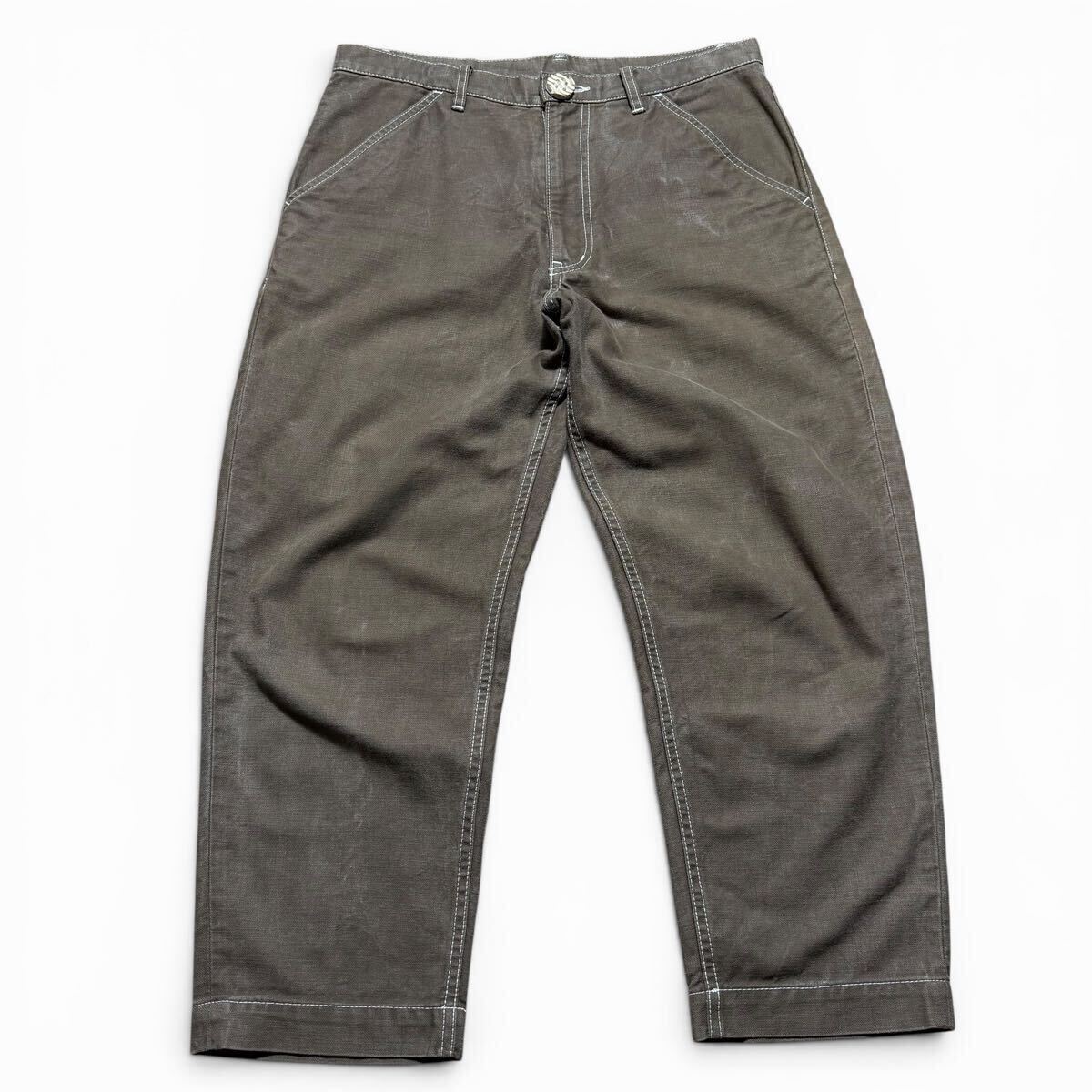 13SS COMME des GARCONS HOMME PLUS big-button cropped pants Rei Kawakubo archive collection コムデギャルソンオムプリュス パンツ