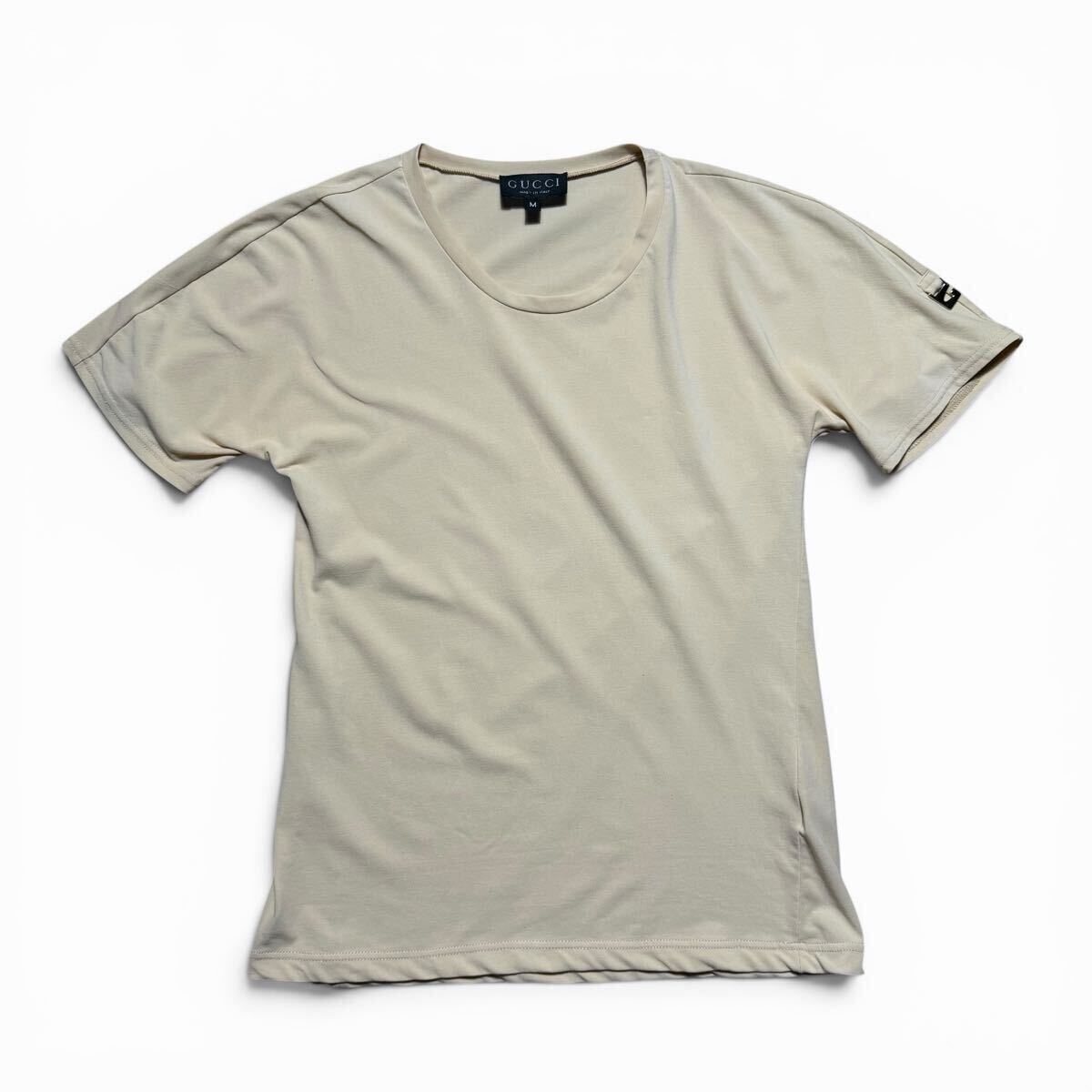 97SS GUCCI by Tom Ford metal detail crew-neck T-shirt archive collection vintage 90s Zamasport グッチ トムフォード期 Tシャツ