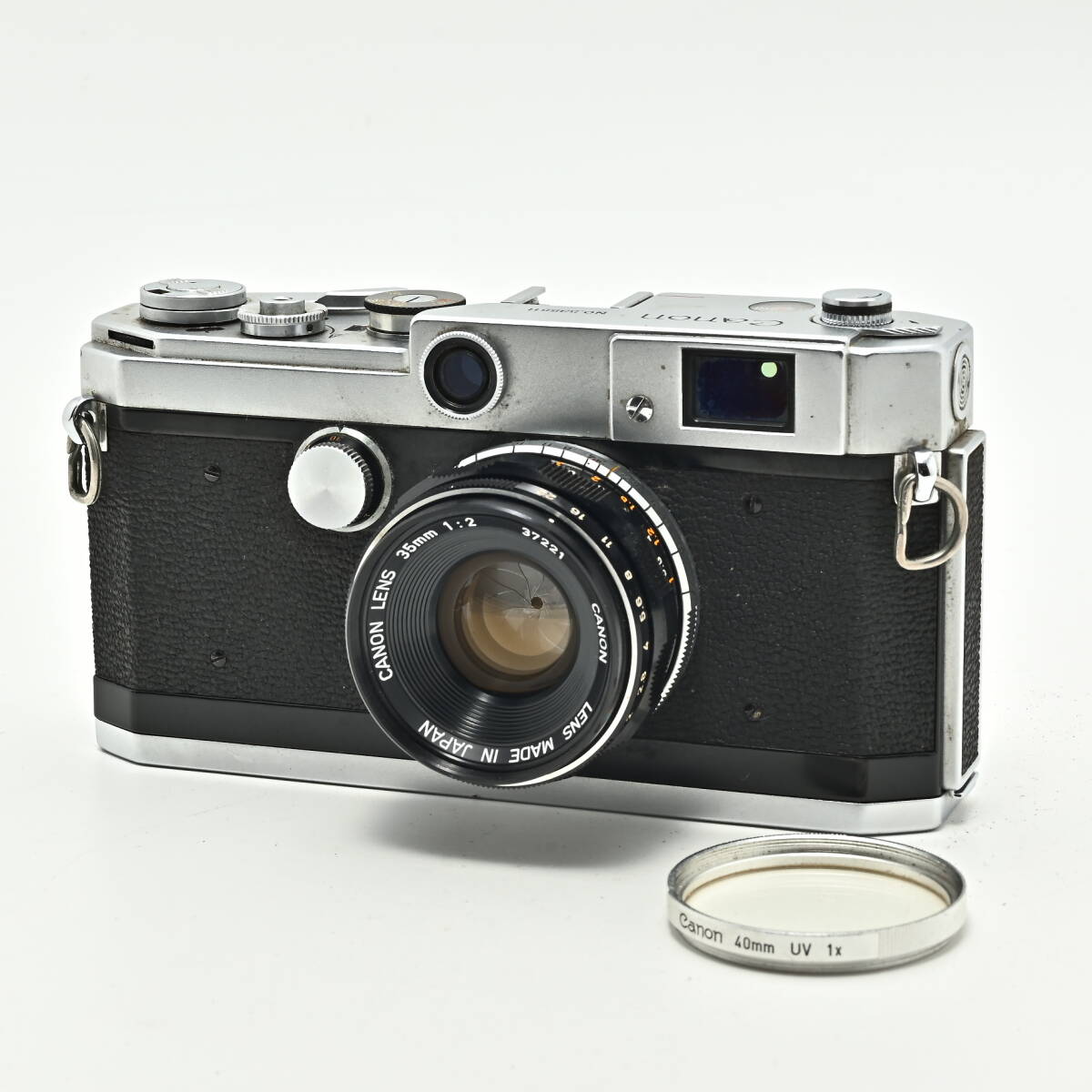1N-318 Canon キヤノン MODEL L3 + CANON LENS 35mm f/2 マニュアルフォーカス コンパクトフィルムカメラ 単焦点 広角