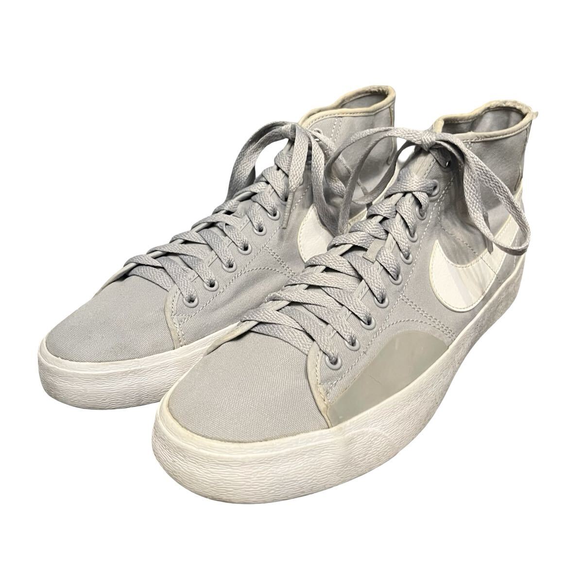 ※1 NIKE SB Blazer Court Mid ナイキ ブレイザーコート ミッドカットスニーカー グレー スケートボード 28.5cm DC8901-002
