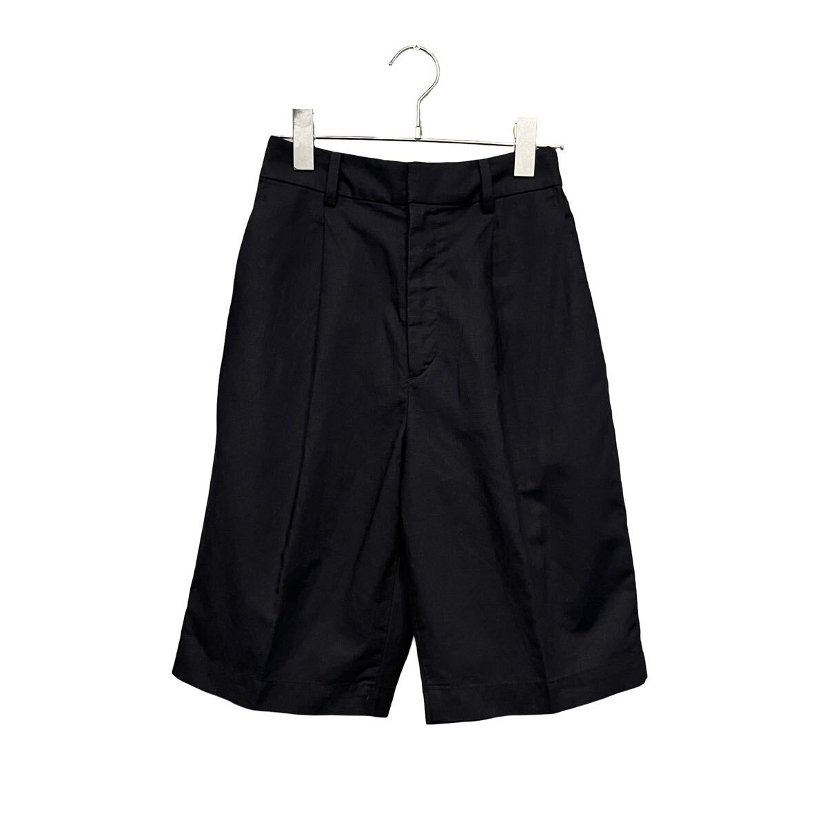 ※1 UNIQLO ユニクロ イージーショートパンツ ネイビー ゴムウエスト レーヨン×リネン サイズS
